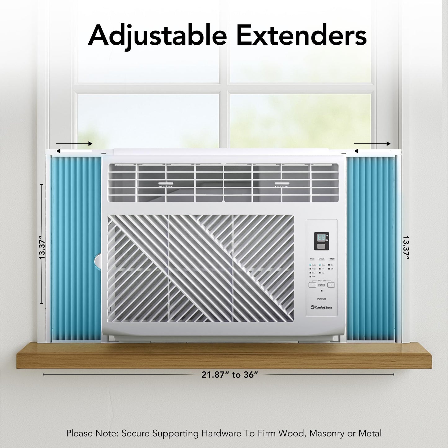 5000 BTU Comfort Zone Window Air Conditioner