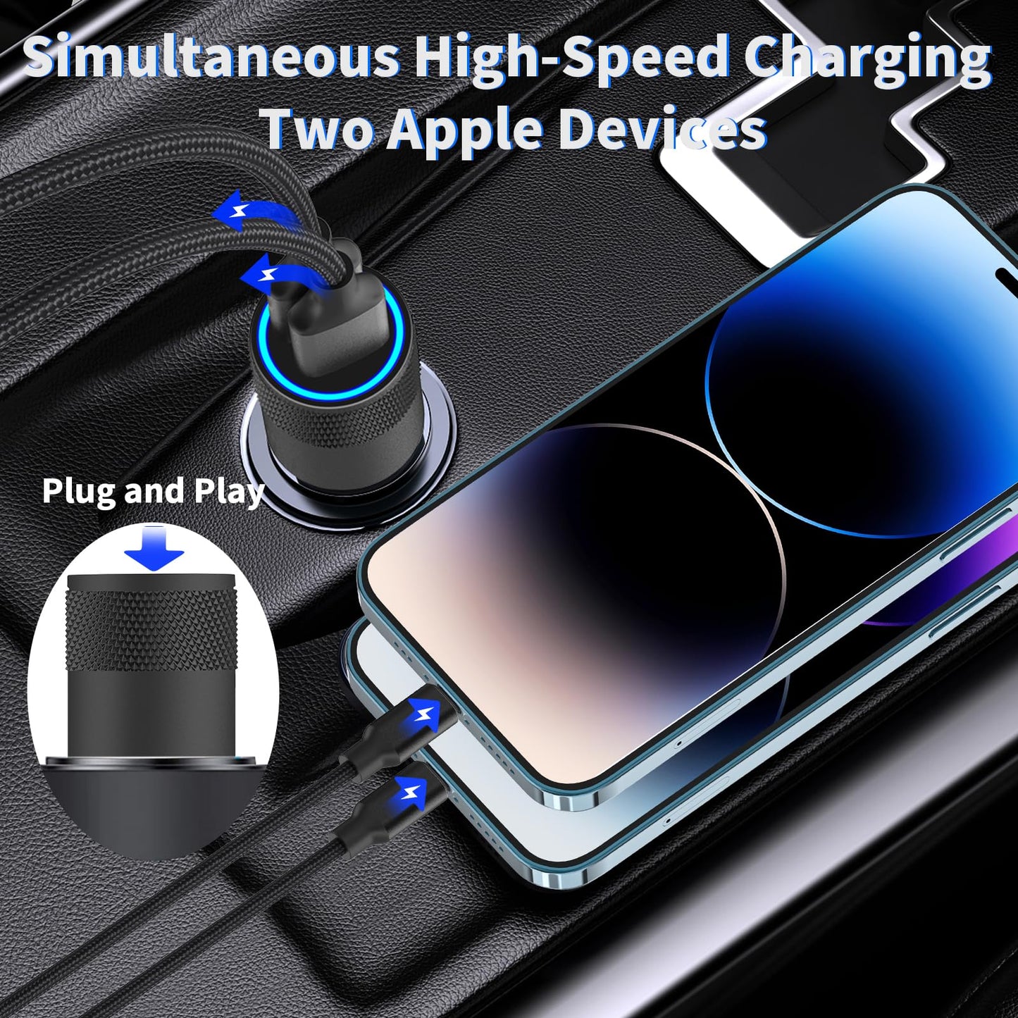 Braveridge 4.8A Dual USB Car Charger Adapter