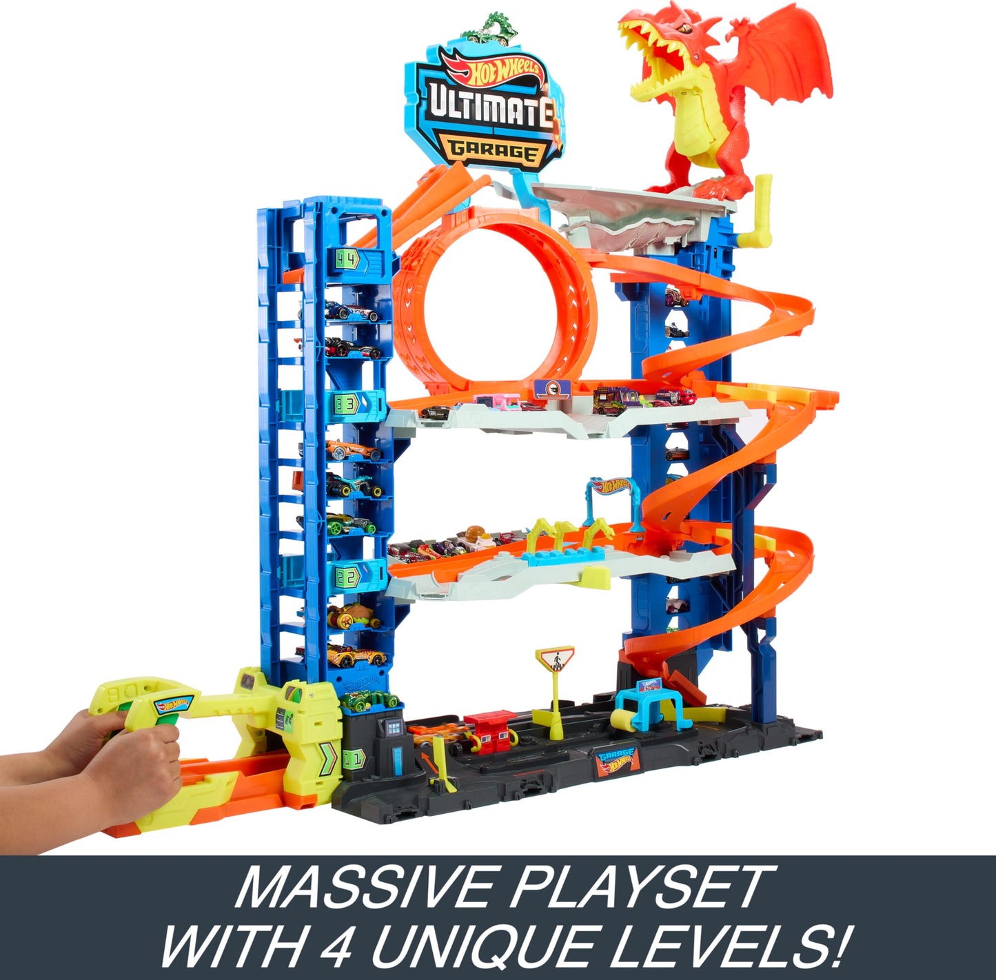 Hot Wheels Ultimate Garage Track Set with Cars