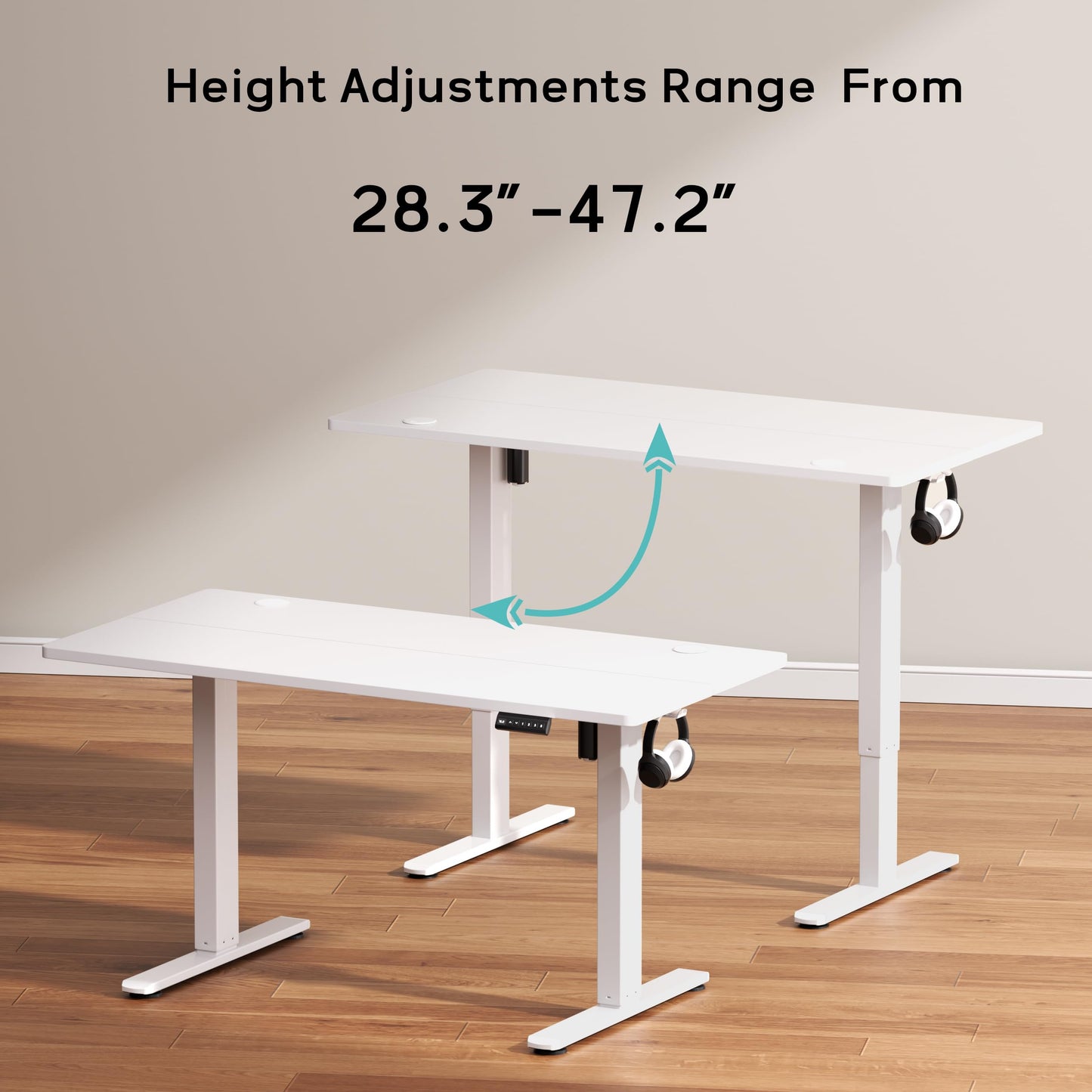 GallopFun Adjustable Height Electric Standing Desk