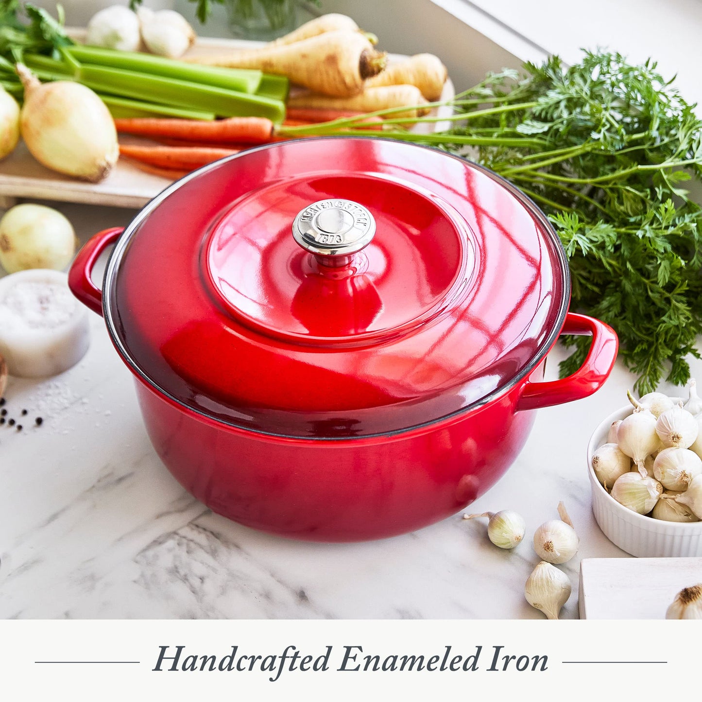 Merten & Storck 5.3QT Enameled Dutch Oven Pot