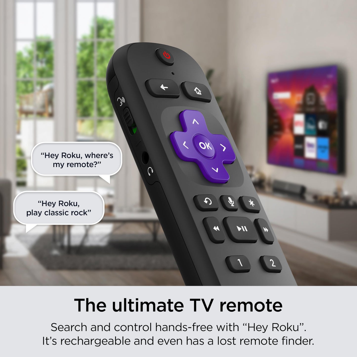 75-Inch Roku 4K QLED Smart TV with Remote