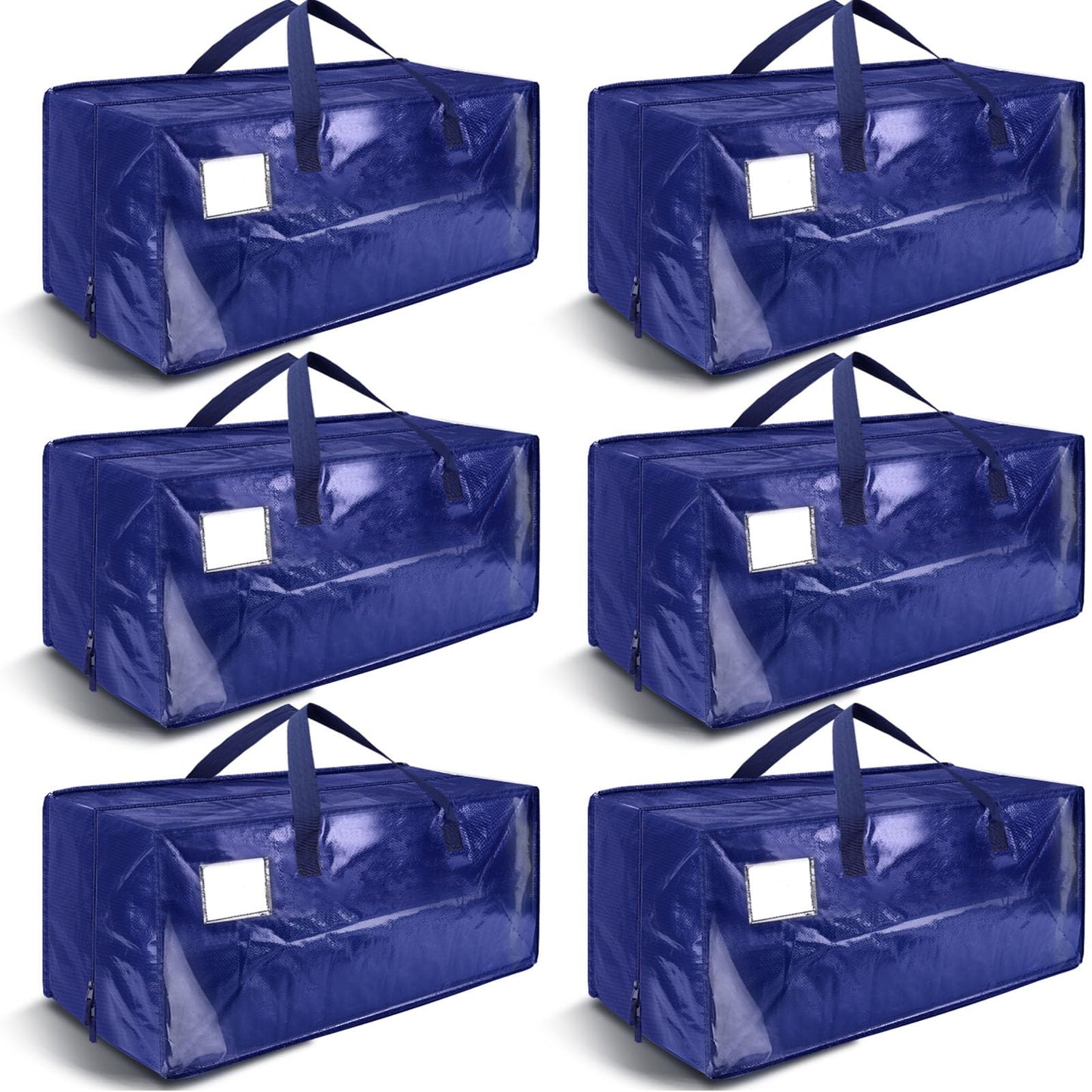 6 Pack Heavy Duty Moving Bags with Backpack Straps