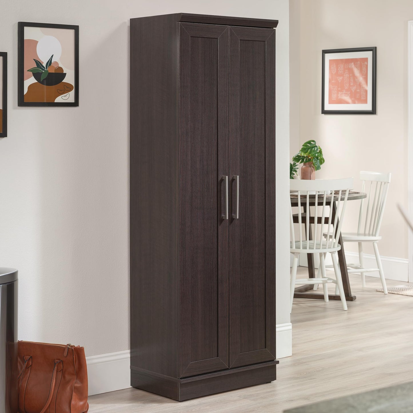Sauder Kitchen Pantry Storage Cabinet with Shelves