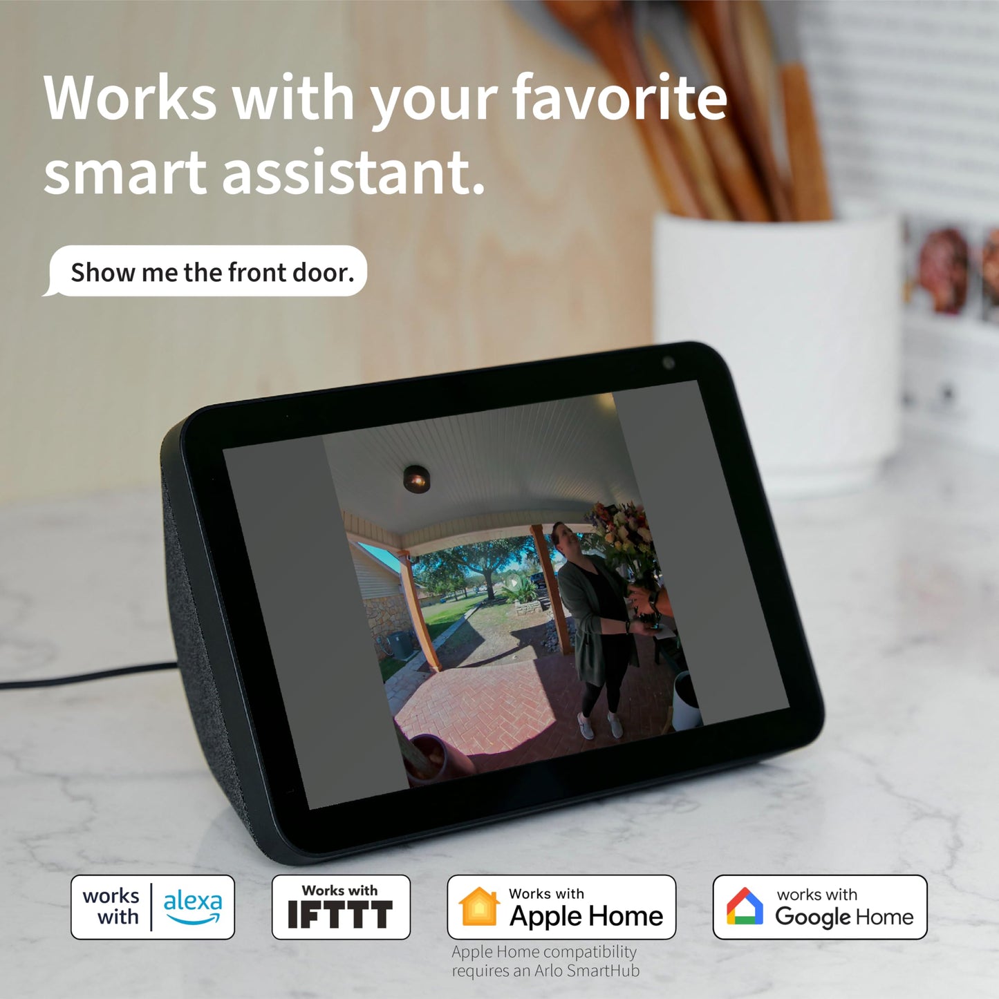 Arlo 2K Video Doorbell with 2-Way Audio