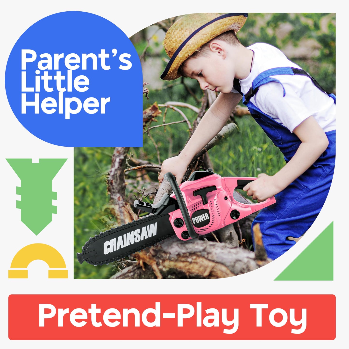 Kids Electric Chainsaw Toy for Pretend Play