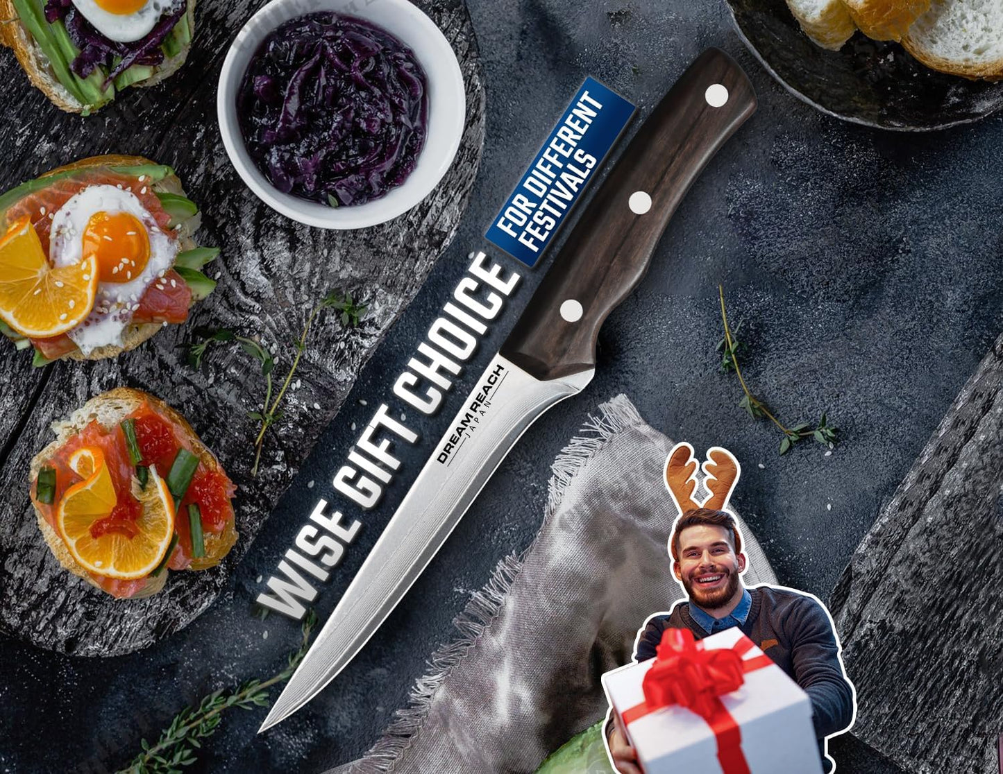 6-Inch High Carbon Steel Deboning Knife