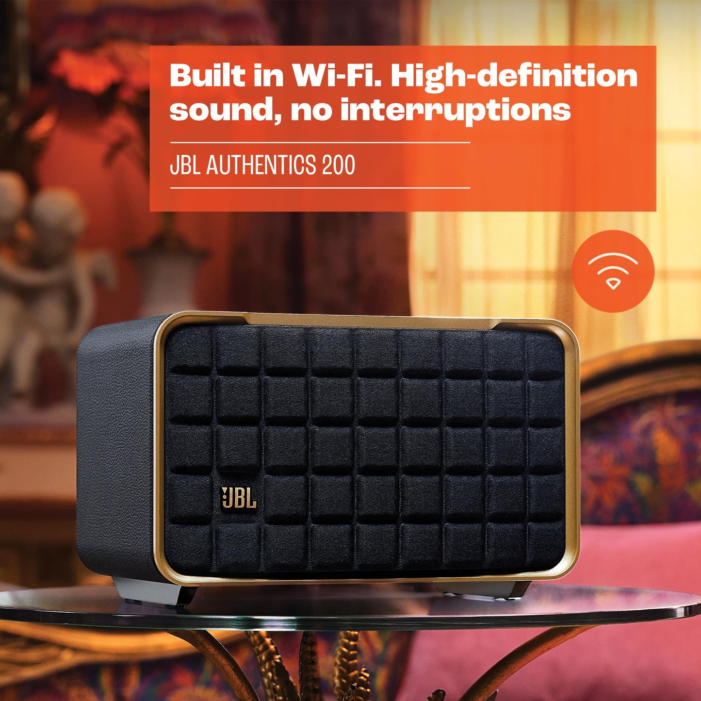 JBL Retro Smart Home Speaker with Voice Assistants