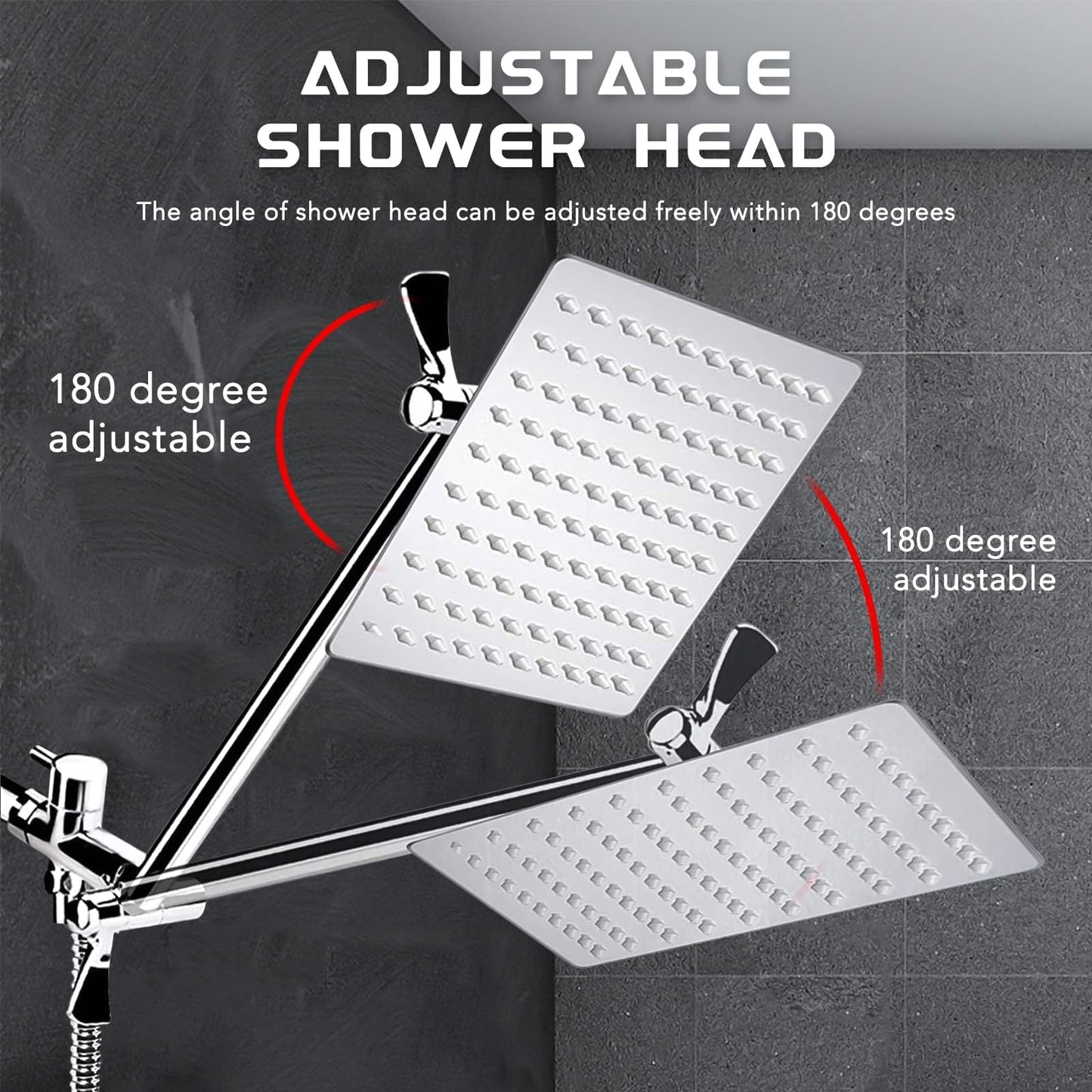 10" Rainfall Shower Head with Handheld Combo
