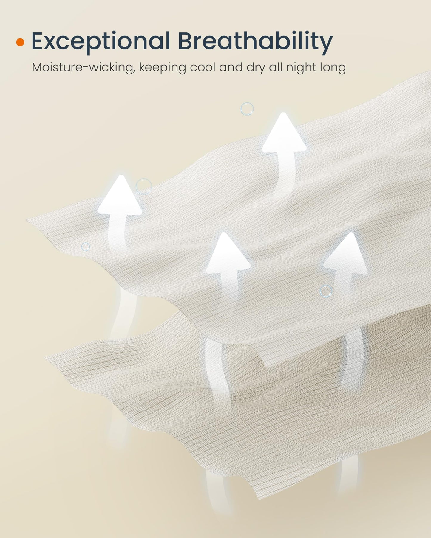 SONGMICS Home Down Alternative Bed Pillows Set of 2