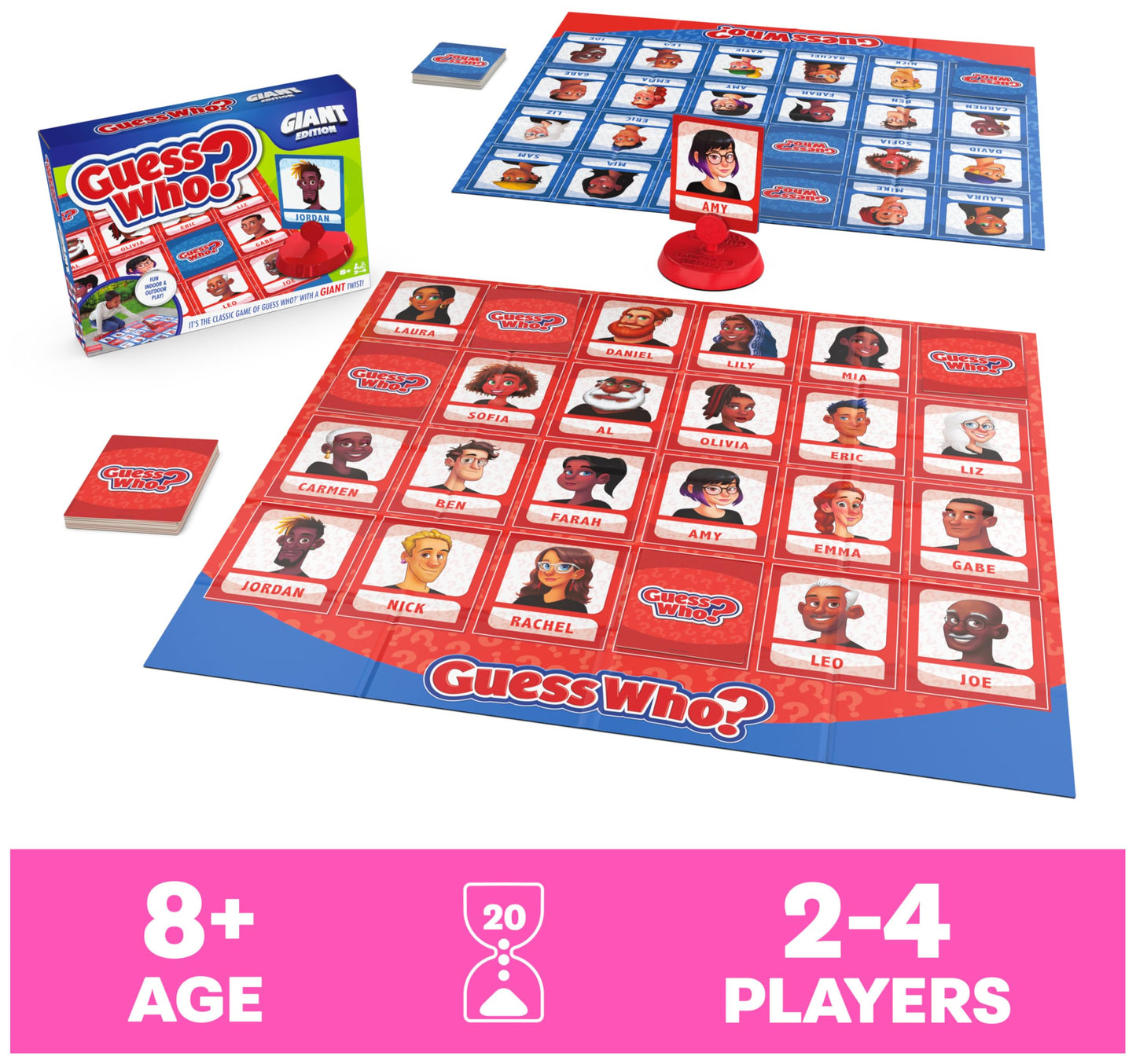 Spin Master Guess Who? Giant Family Game