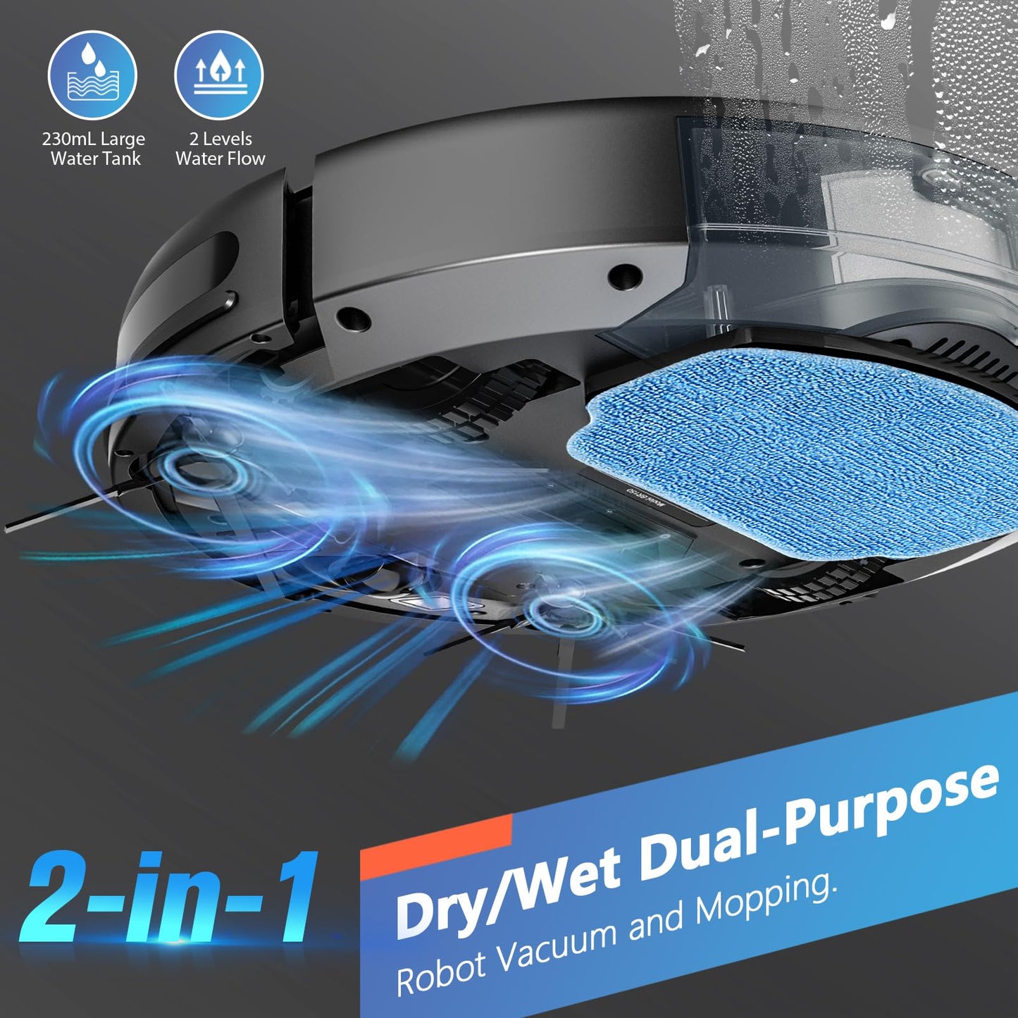 Robot Vacuum and Mop by MAMNV - 2 in 1