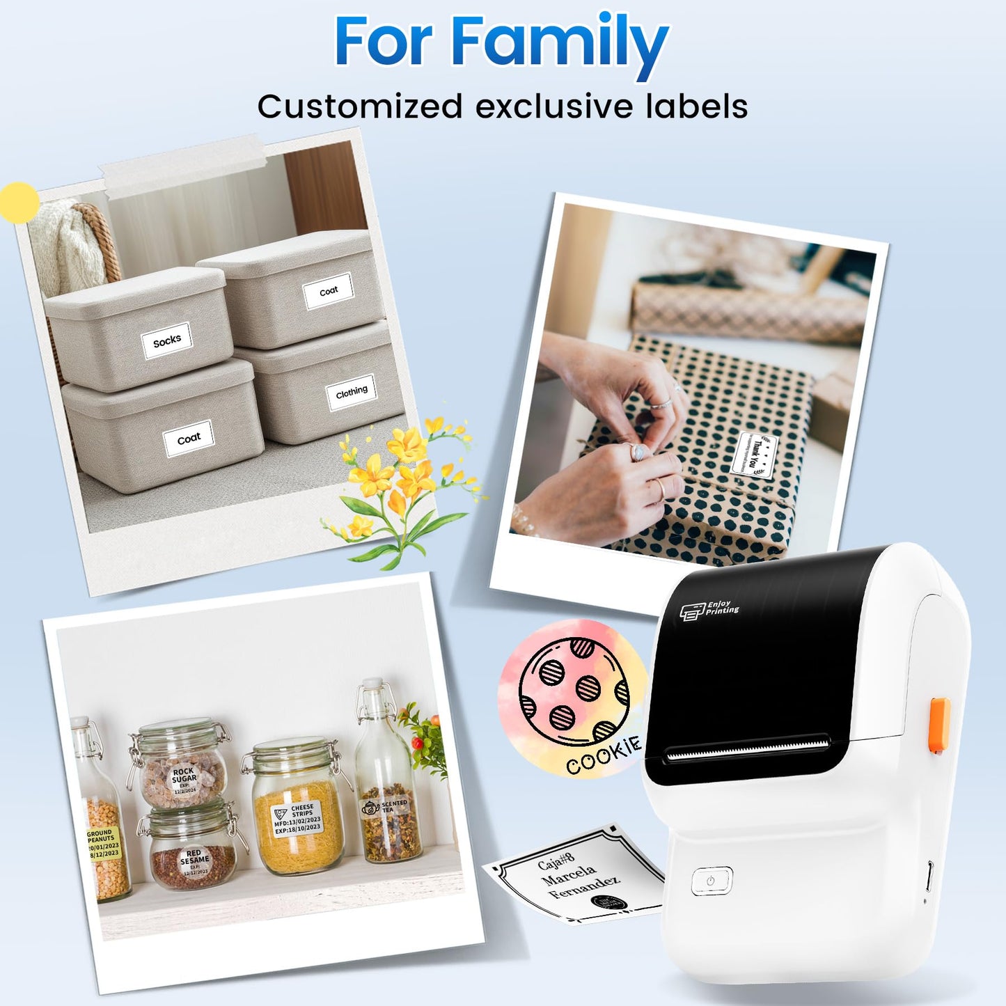 Bluetooth Thermal Label Maker for Small Business