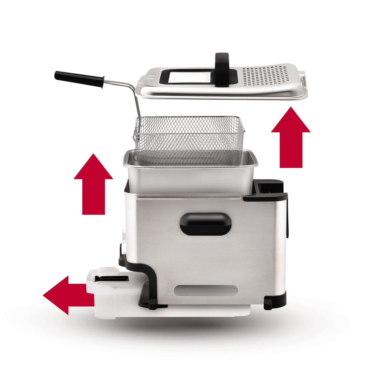 T-fal 3.5L Stainless Steel Deep Fryer with Timer