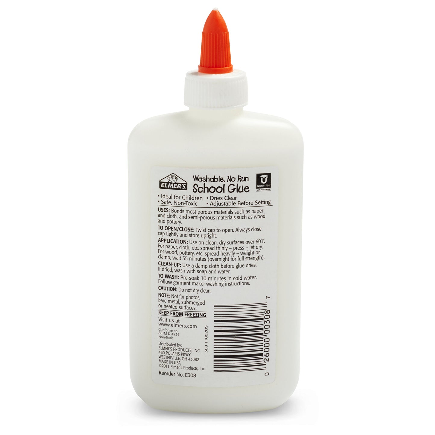 Elmer's Washable School Glue 6 Count, 7.6 oz