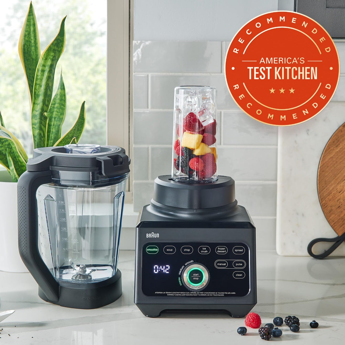 Braun TriForce Pro Power Blender with Smoothie2Go