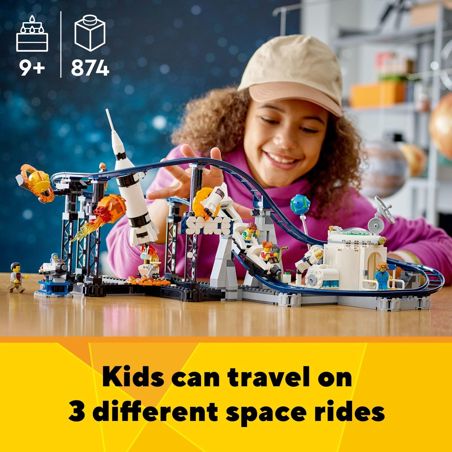 LEGO Creator 3-in-1 Space Roller Coaster Set