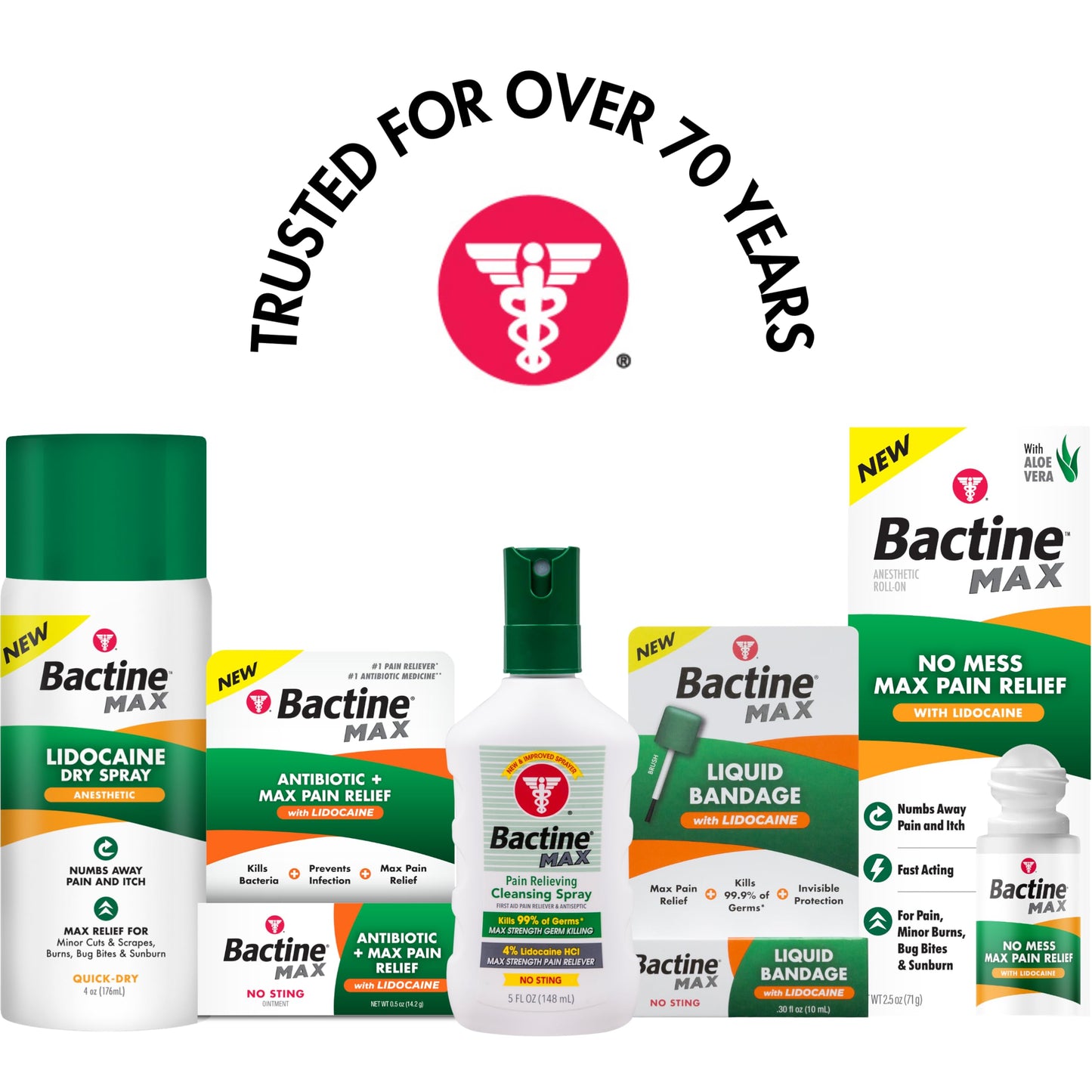 Bactine MAX Pain Relief Cleansing Spray 5oz