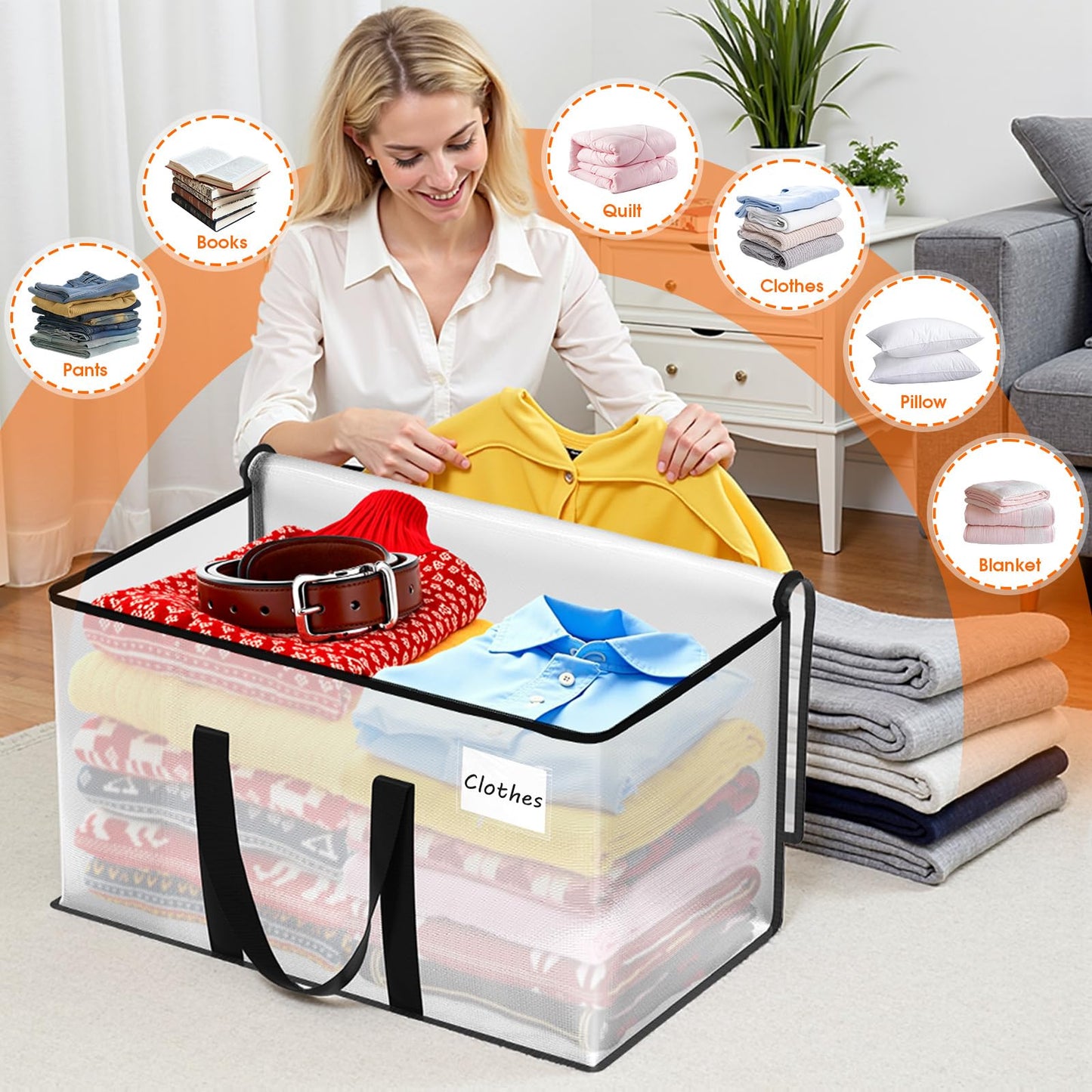 Heavy Duty Moving Bags for Storage Packing