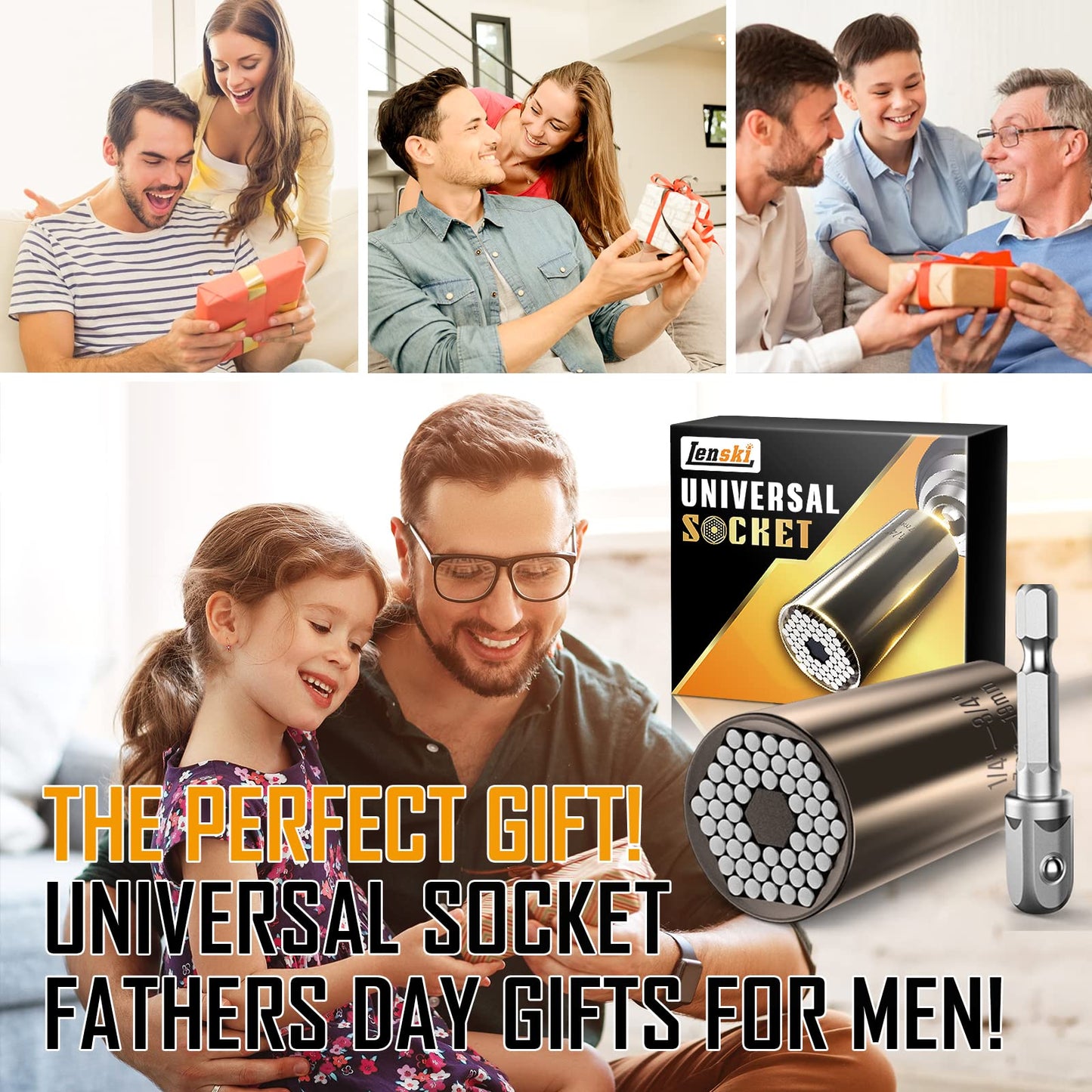 Universal Socket Gifts for Dad by Lenski