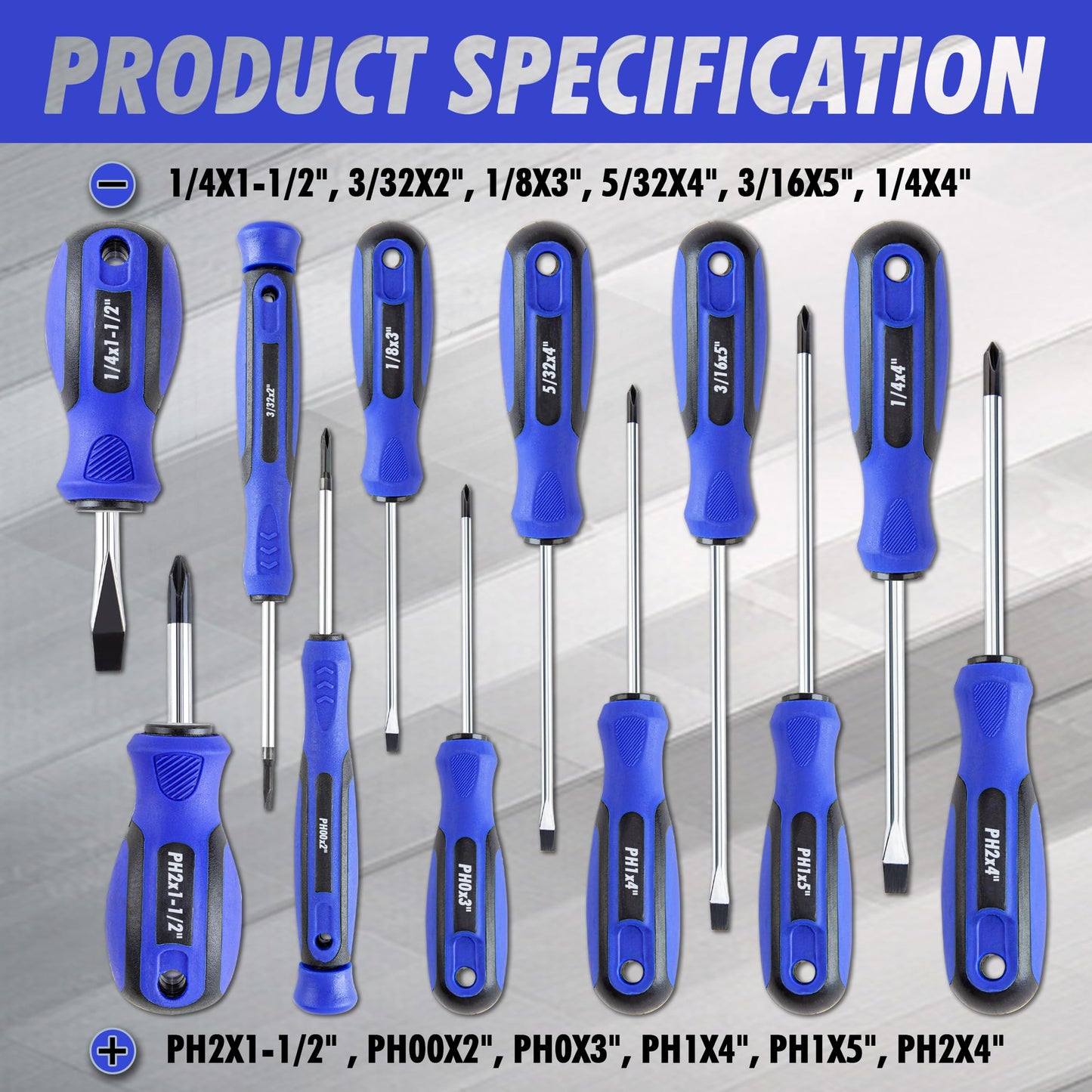 CARTMAN 12-Piece Magnetic Screwdriver Set
