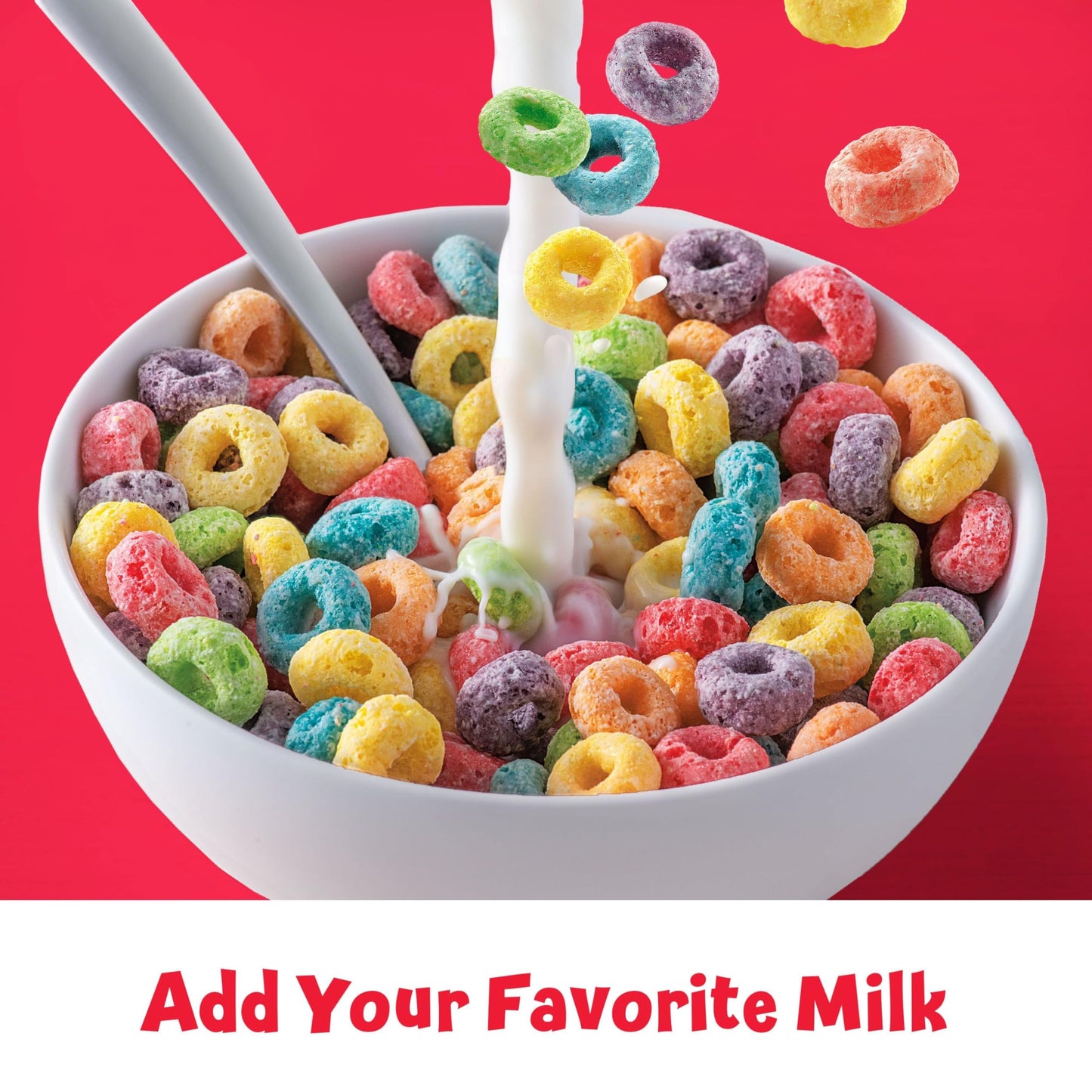 8.2lb Froot Loops Breakfast Cereal, Fruit Flavored