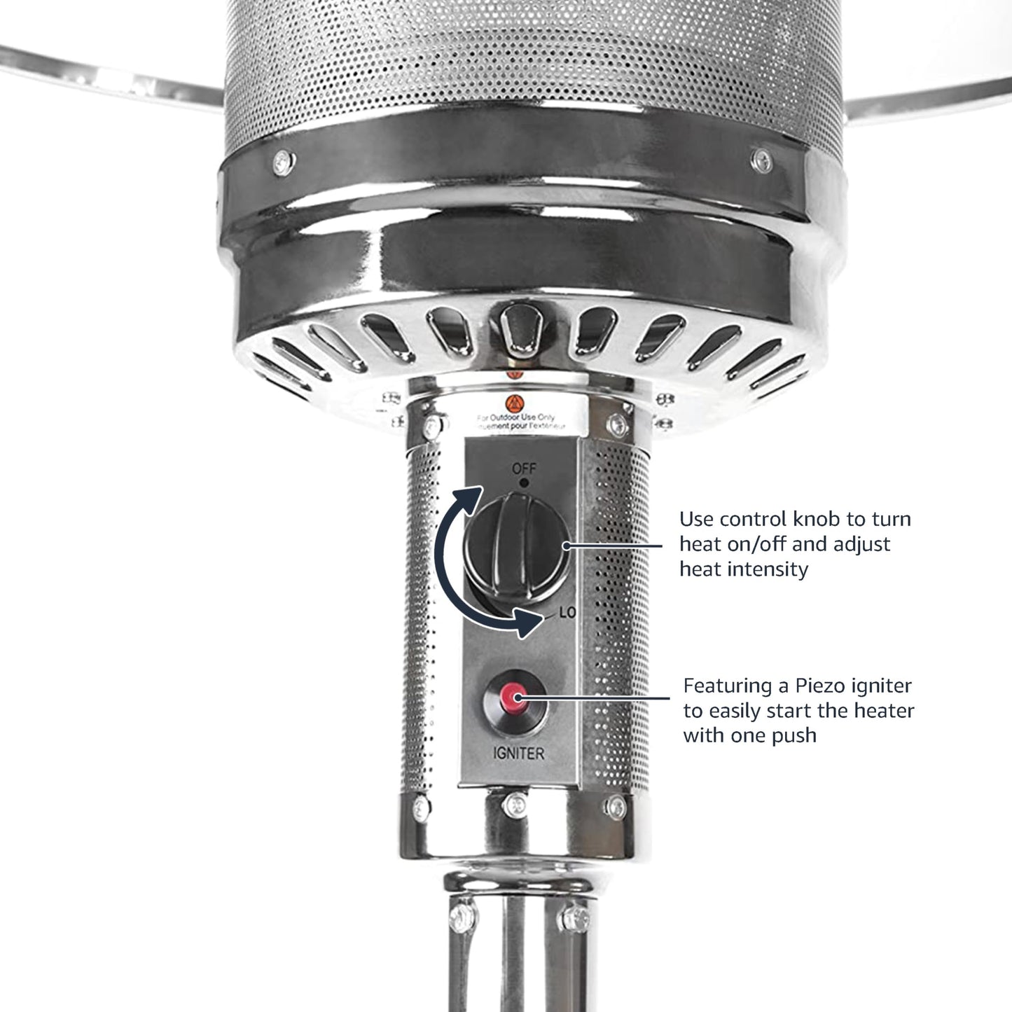 Amazon Basics 46,000 BTU Outdoor Patio Heater