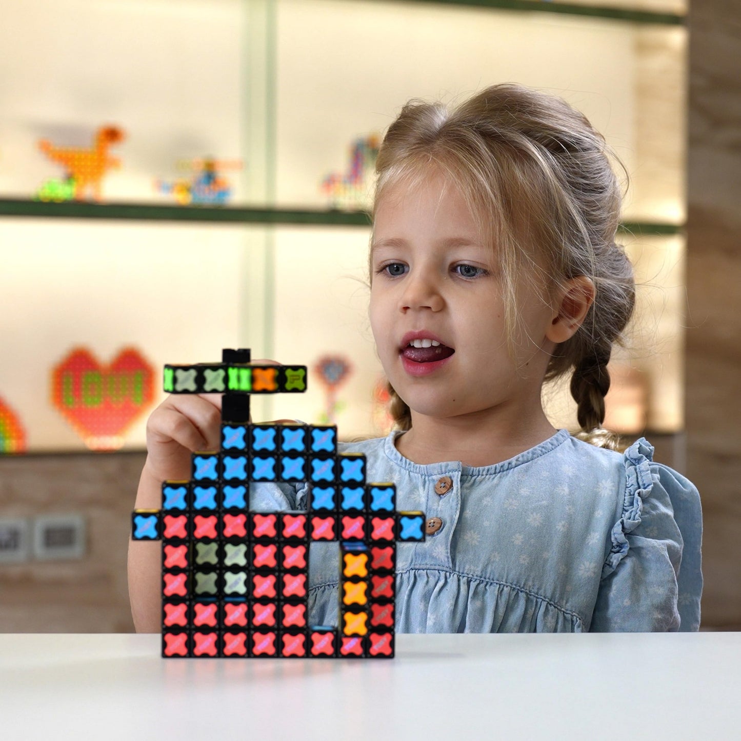 TOSY 3x3 Magnet Cube Puzzle Toy for Kids