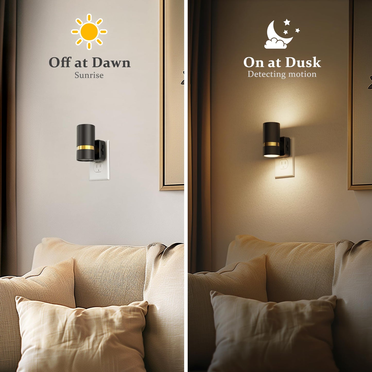 2 Dimmable LED Night Lights