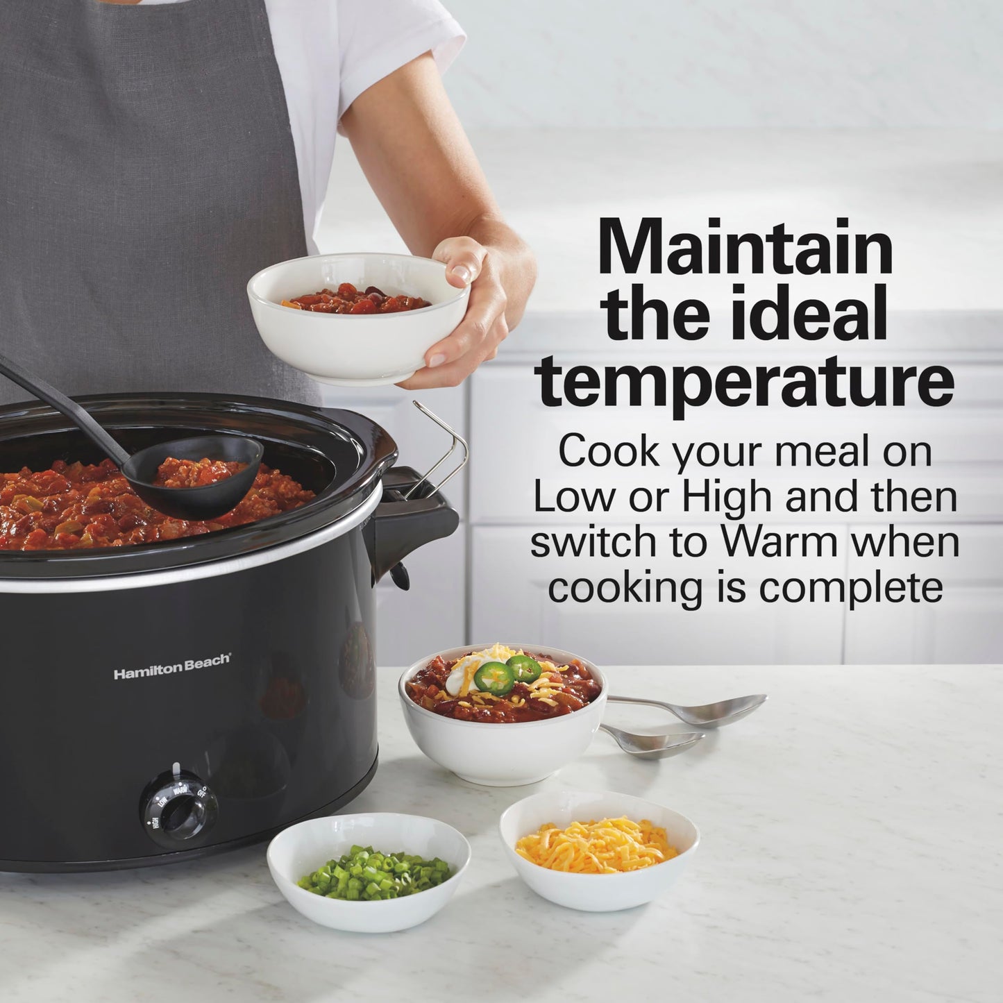 Hamilton Beach 10 Quart Slow Cooker with Lid Lock