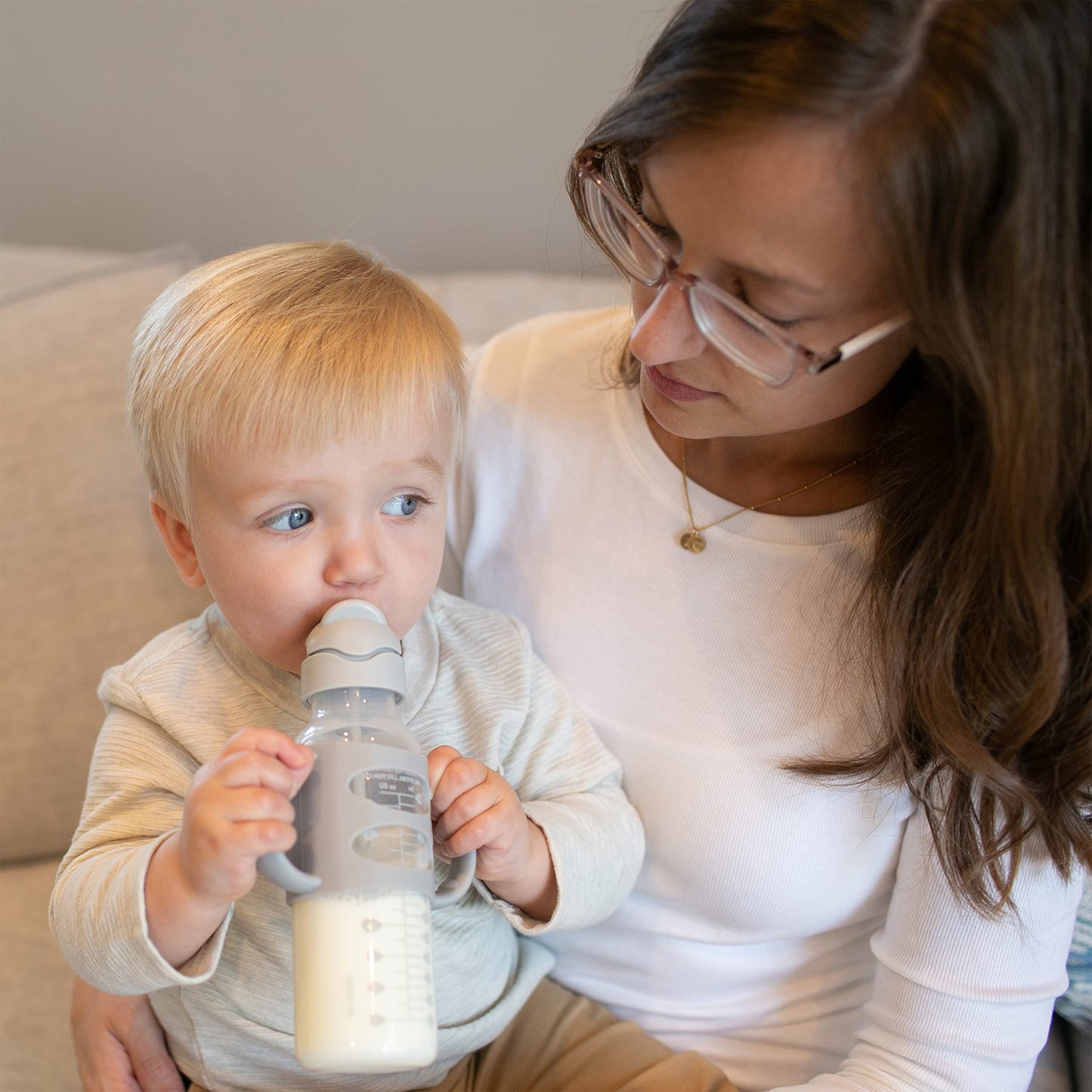 Dr. Brown's Spill-Proof Sippy Straw Bottle 8 oz