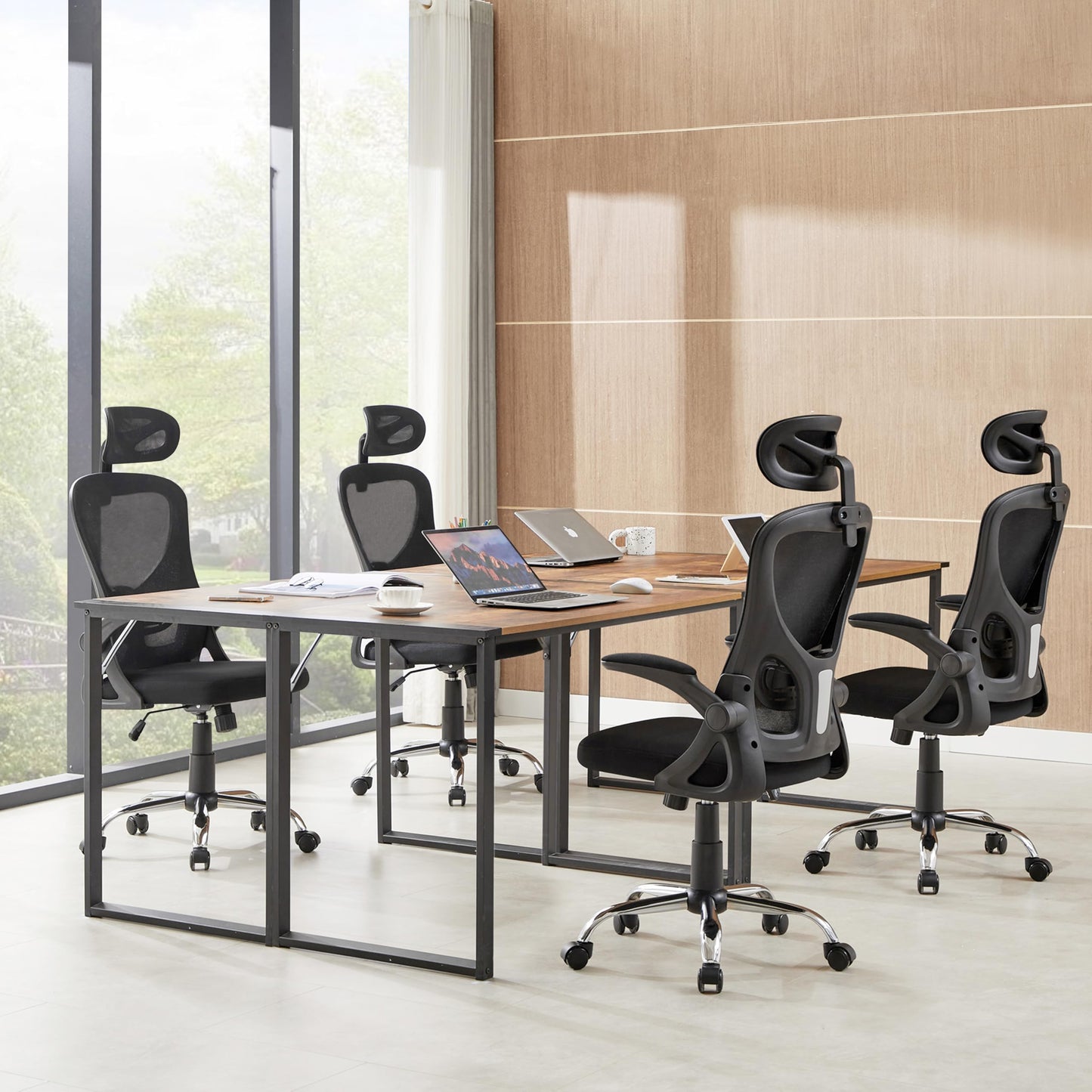 VECELO High Back Mesh Office Chair with Armrest