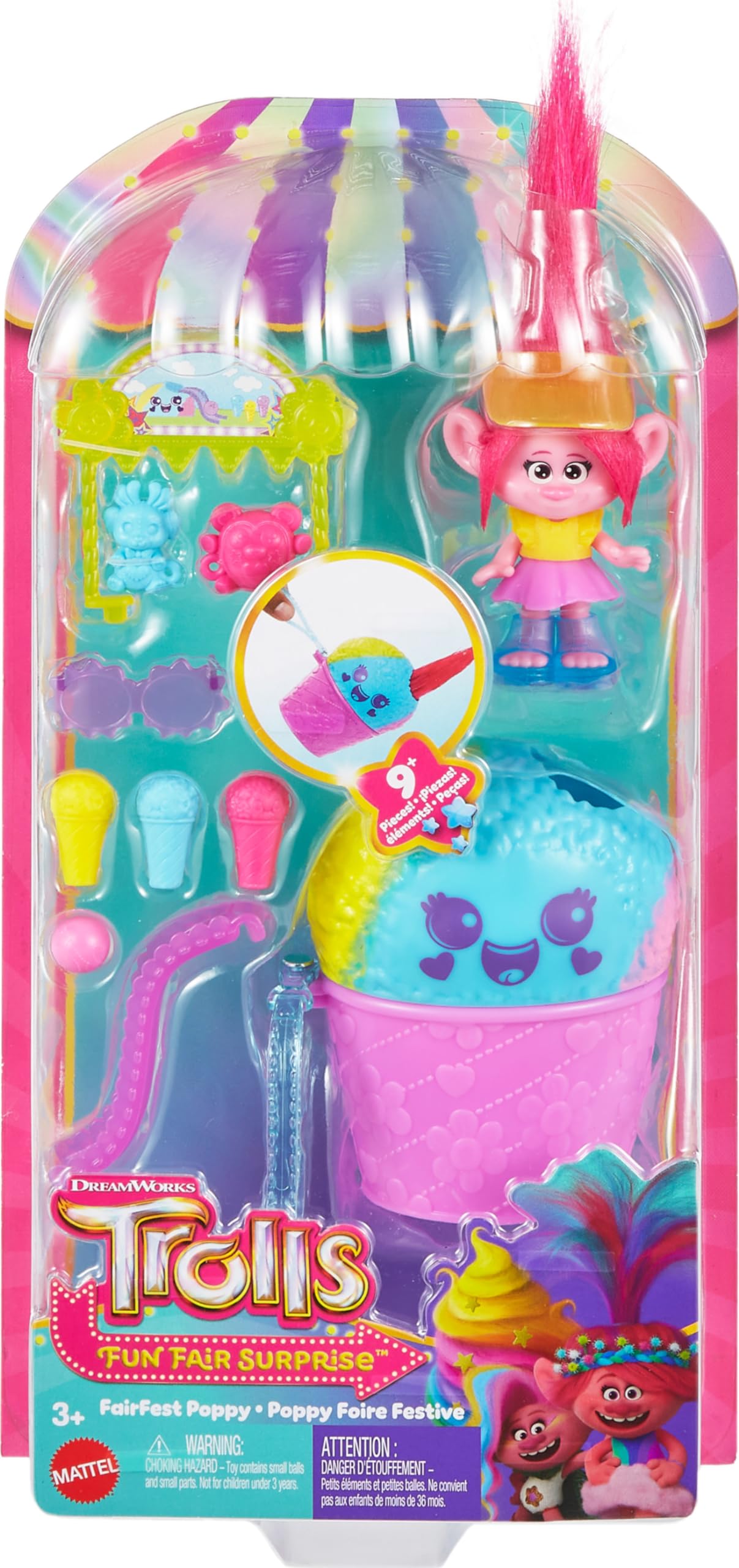 Trolls Fun Fair Doll with 10 Accessories