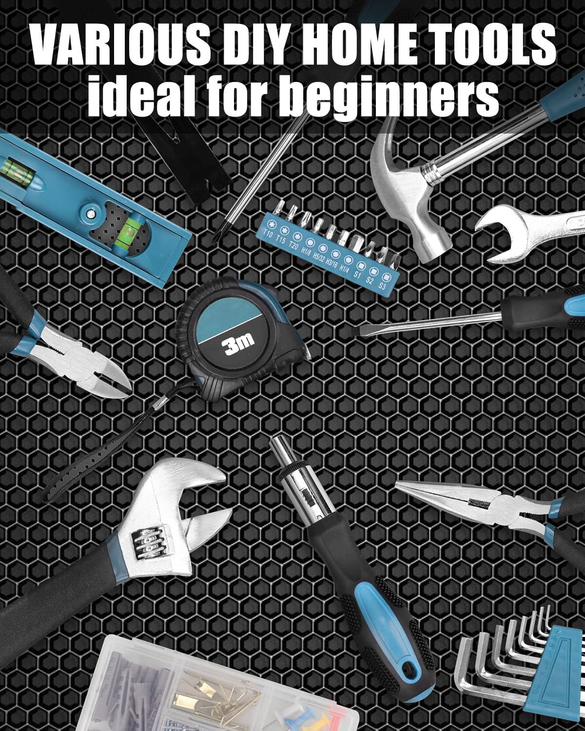 144-Piece Home Tool Kit by Zeite
