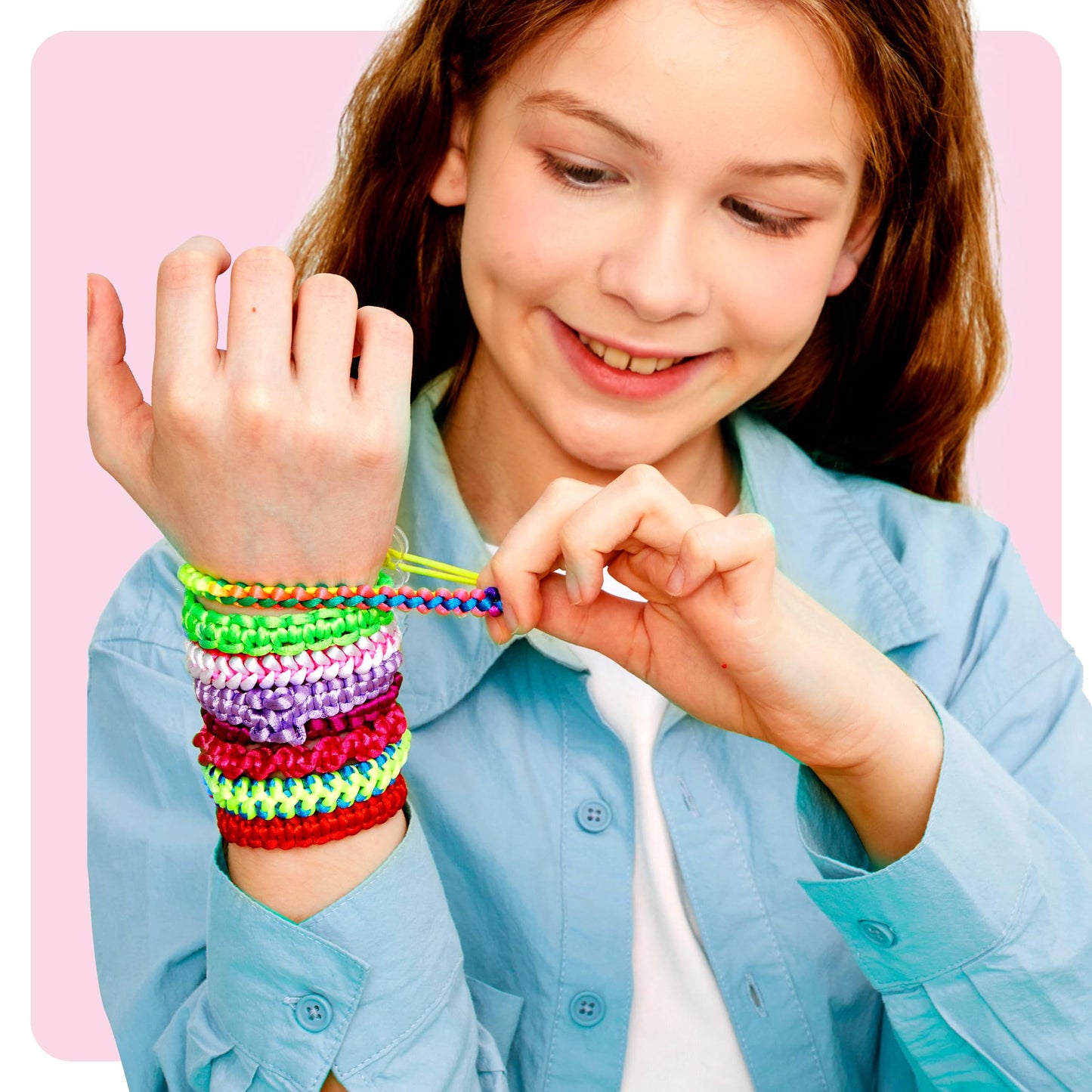 Friendship Bracelet Making Kit for Girls - Crafts for Girls - String Bracelets Maker Craft - Gifts for 6-12 Year Old Girl - Birthday Gift Ideas & Kits Toys Ages 8, 9, 10, 11, 12 - Kids Age 8-12 Olds