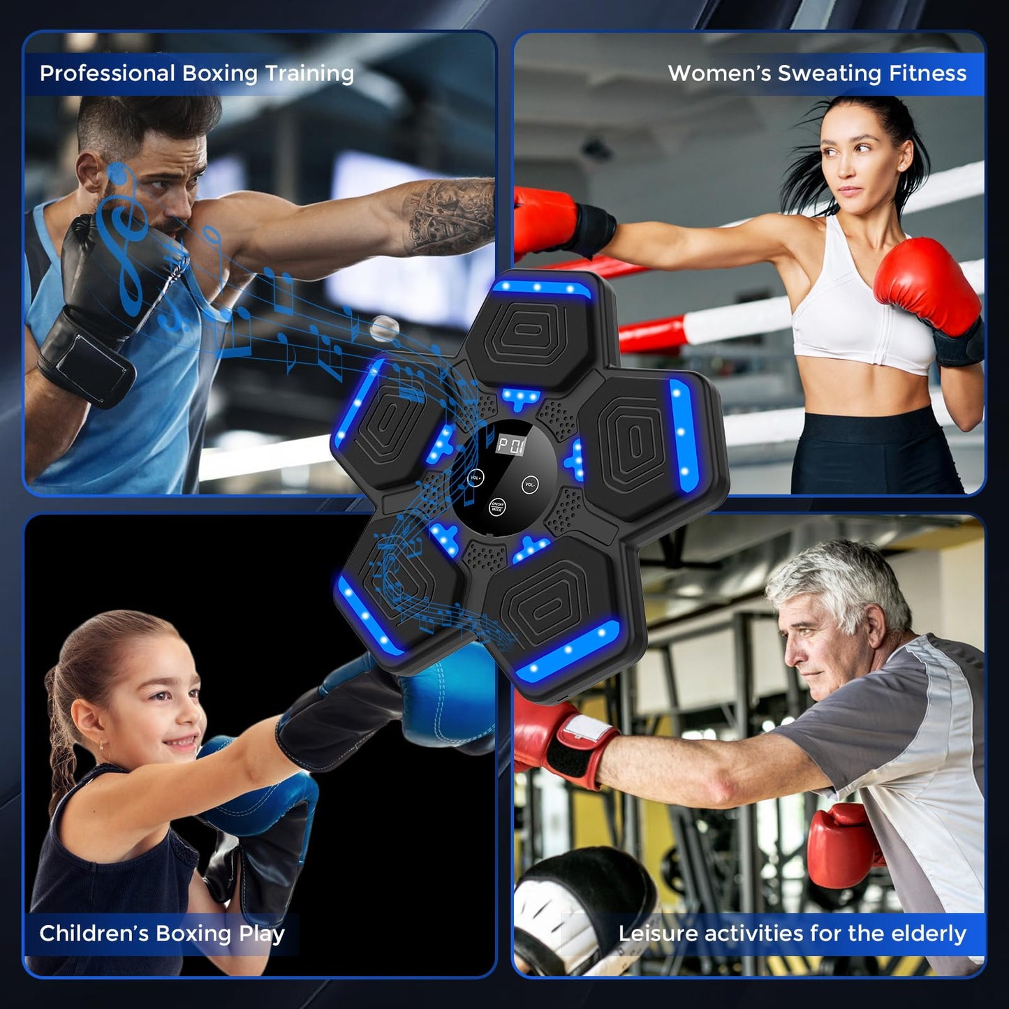 LOLBOX Bluetooth Music Boxing Machine for Kids