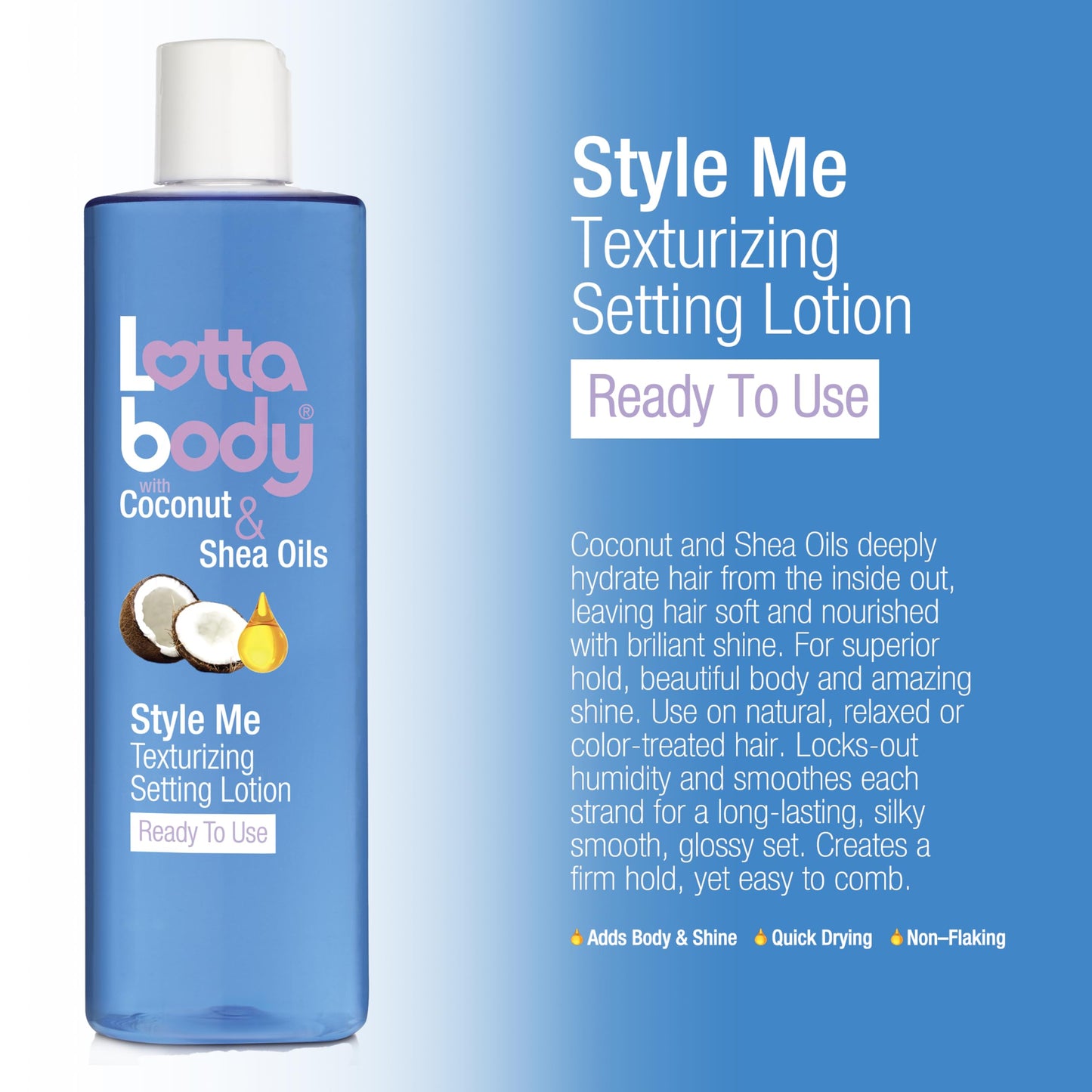 Lottabody Texturizing Setting Lotion for Curls