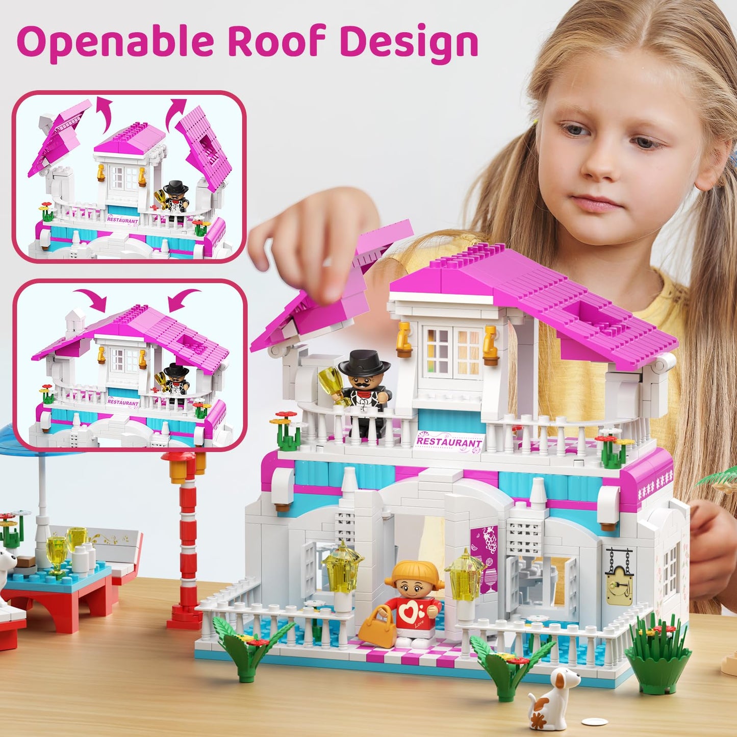 552-Piece STEM Building Block Set for Girls