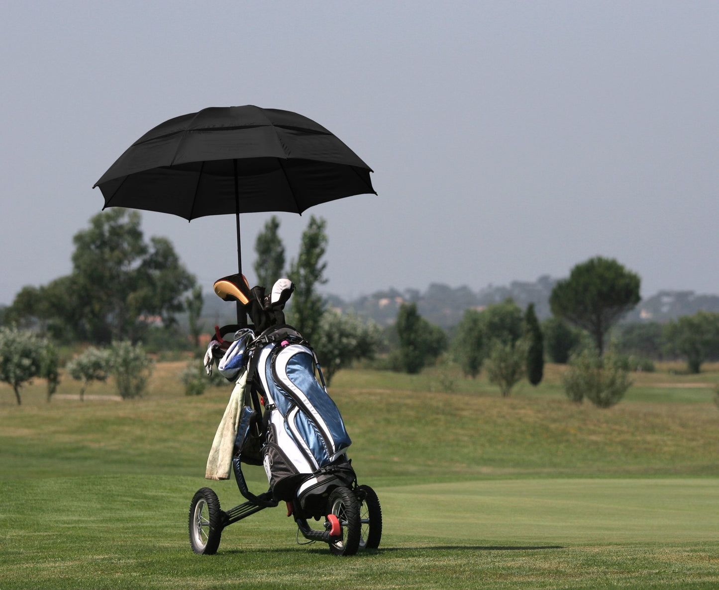58 Inch Compact Travel Golf Umbrella - Windproof