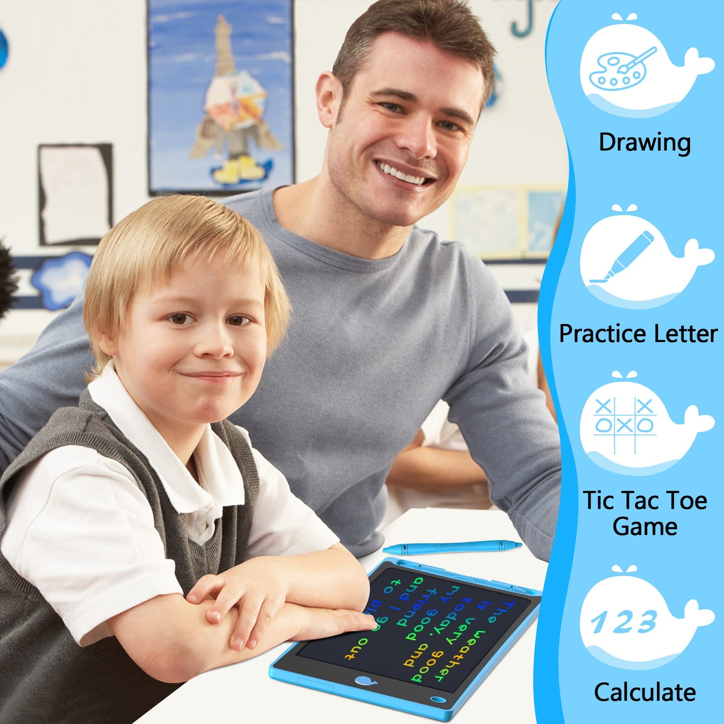 LCD Writing Tablet for Kids 8.8 Inch