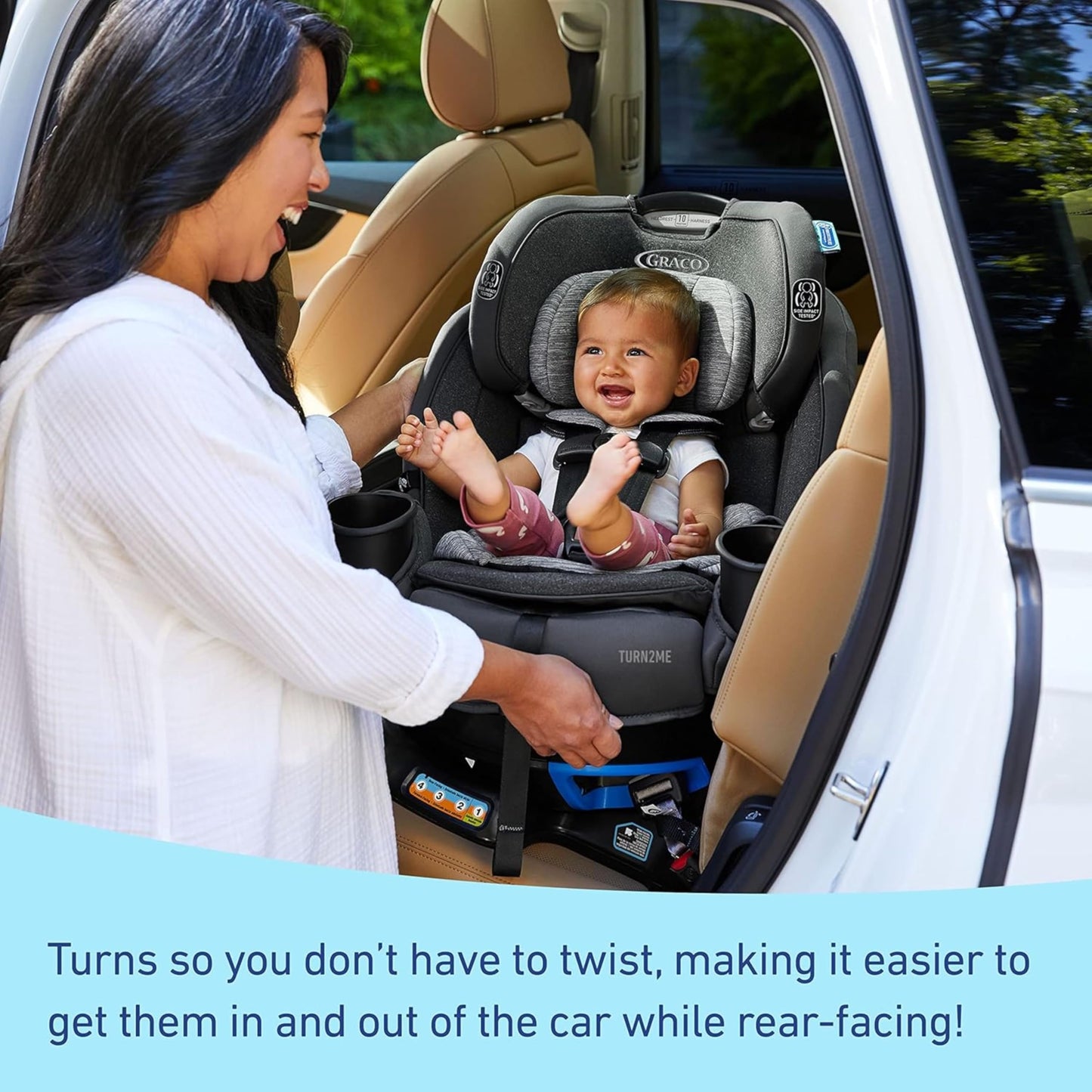 Graco 3-in-1 Convertible Car Seat with Rotation