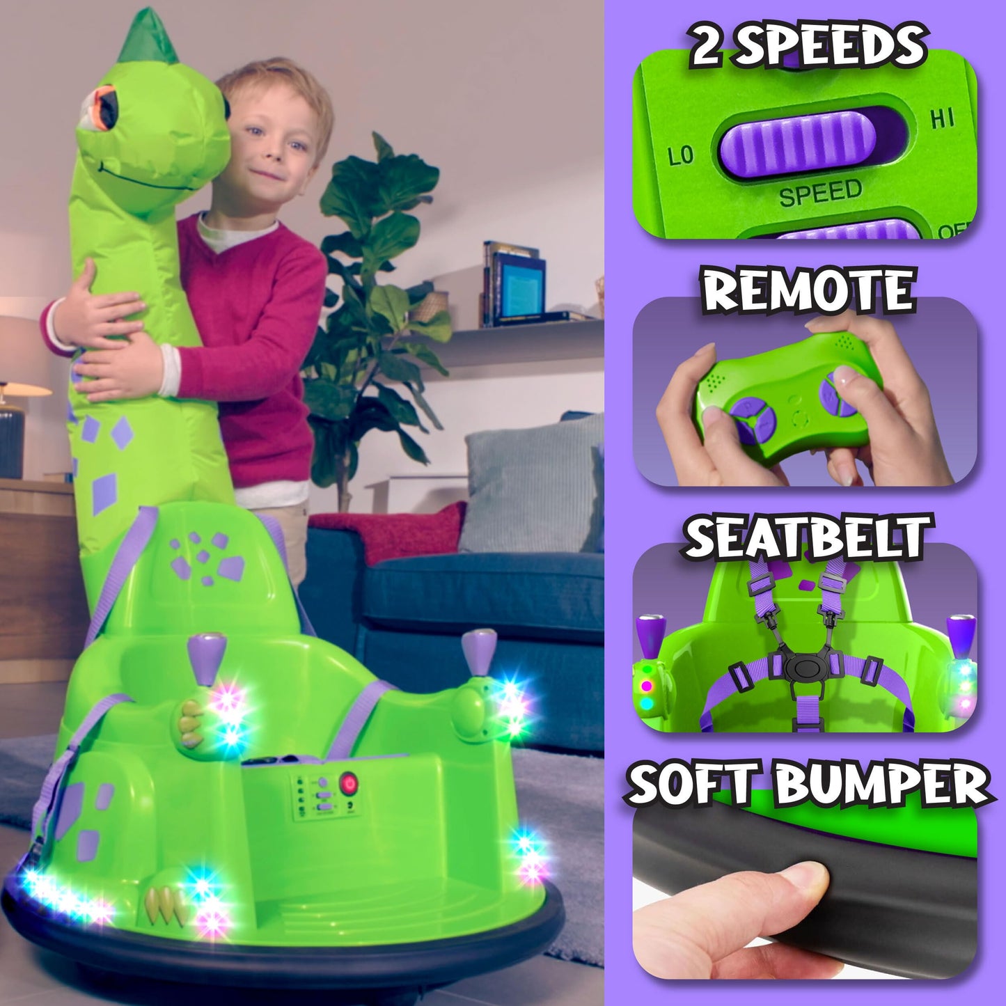 Bumpeez 12V Electric Bumper Car for Kids