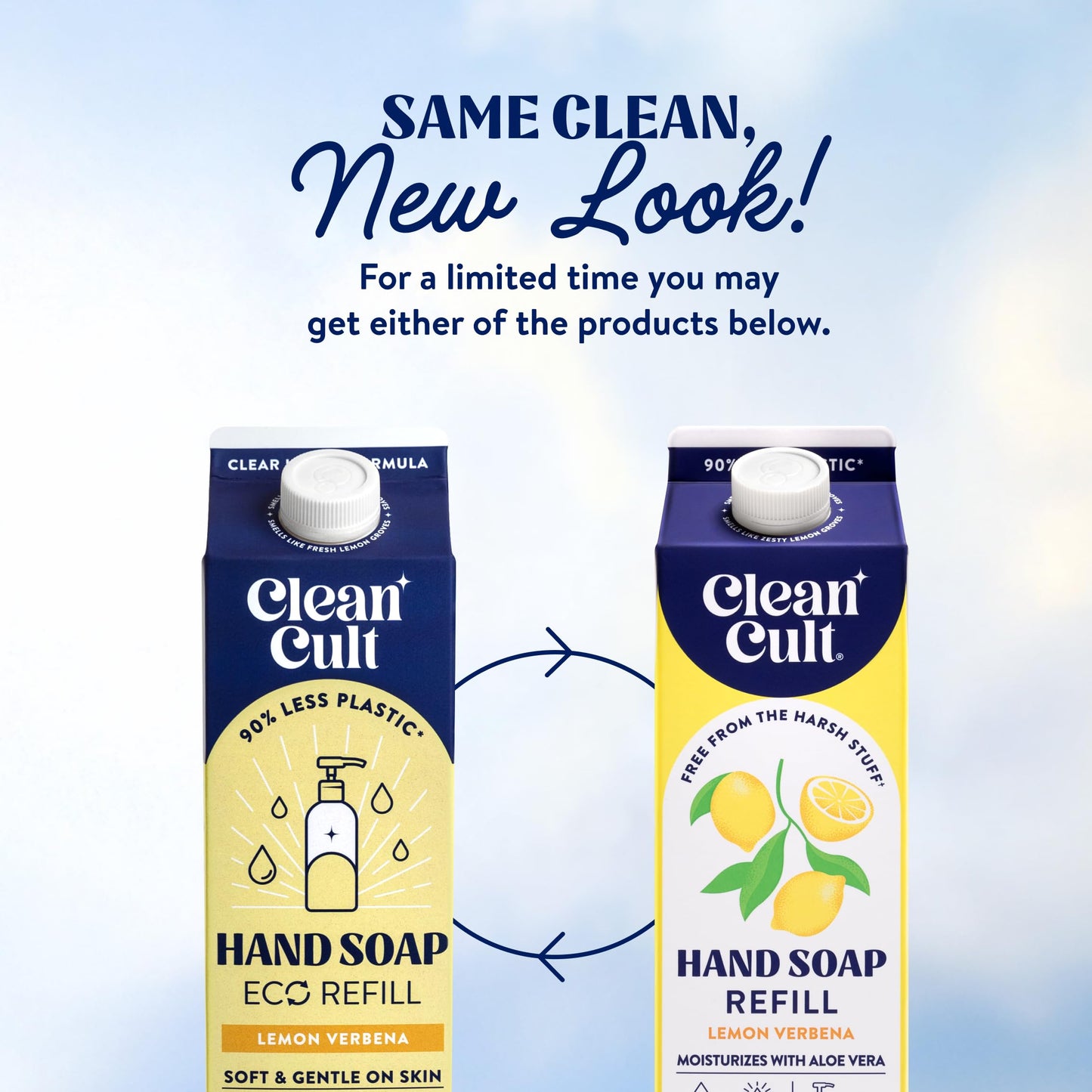 Cleancult Lemon Verbena Liquid Hand Soap Refill