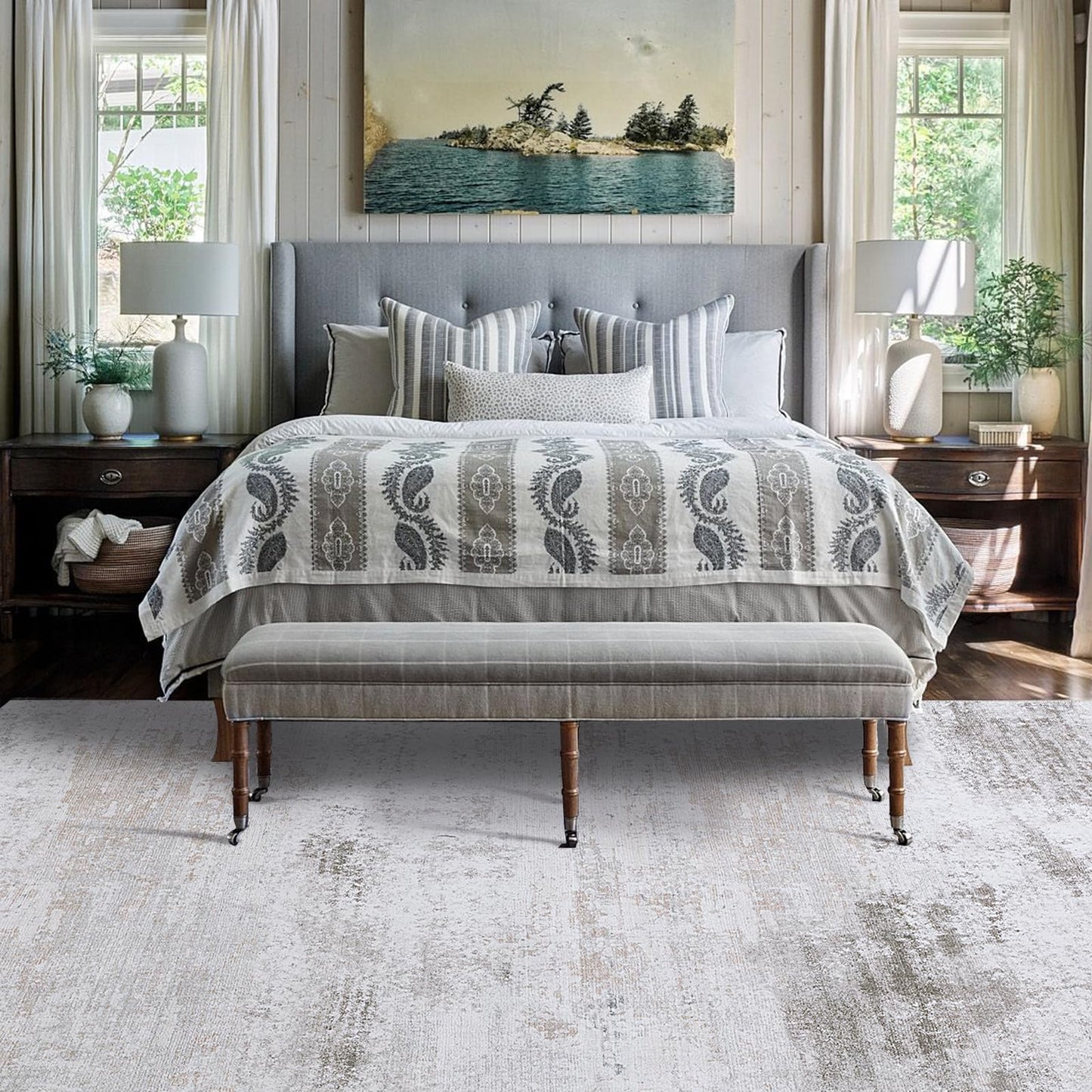 Modern Area Rug for Living Room by HOMBYS