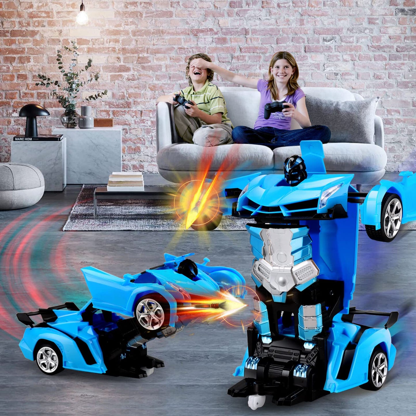 Transforming Remote Control Car for Kids