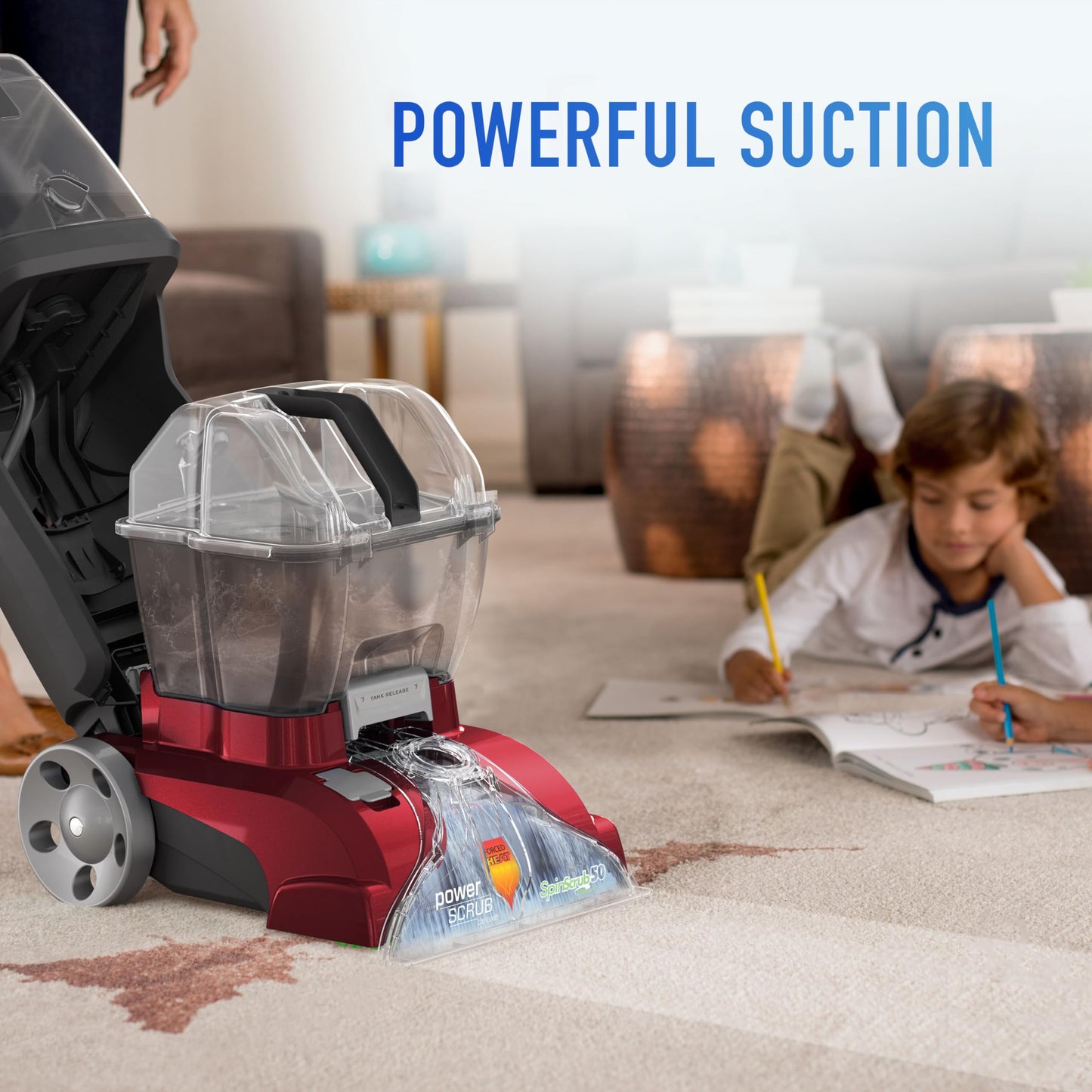 Hoover Power Scrub Deluxe Carpet Cleaner Machine