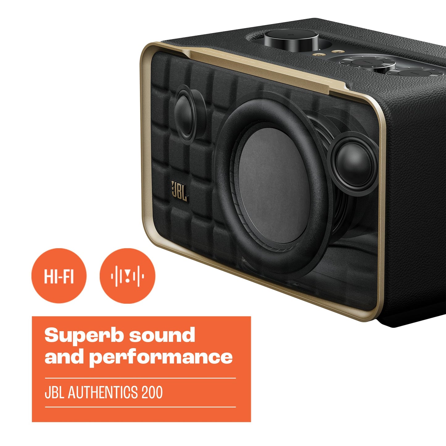 JBL Retro Smart Home Speaker with Voice Assistants