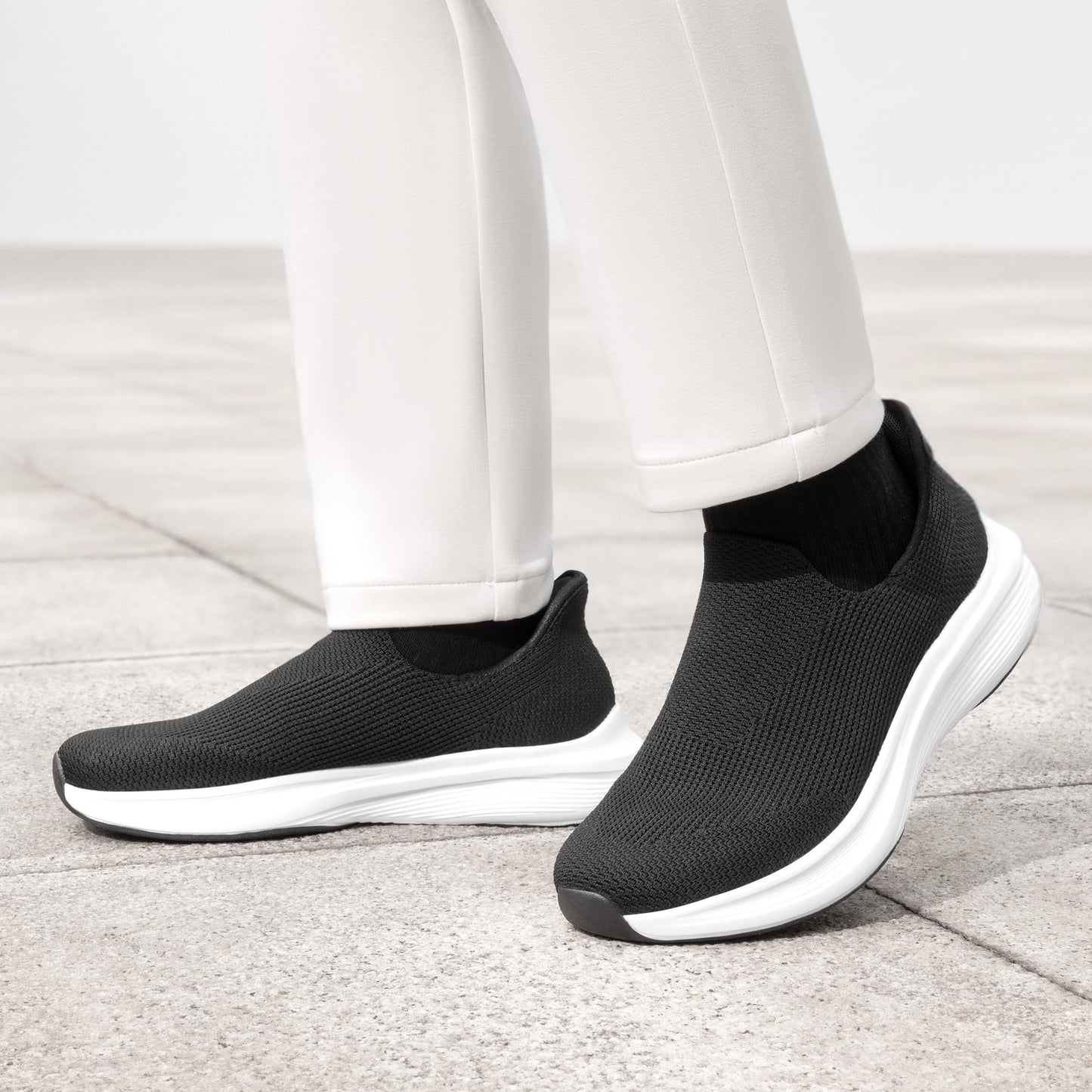 Bruno Marc Men's Slip-on Walking Sneakers