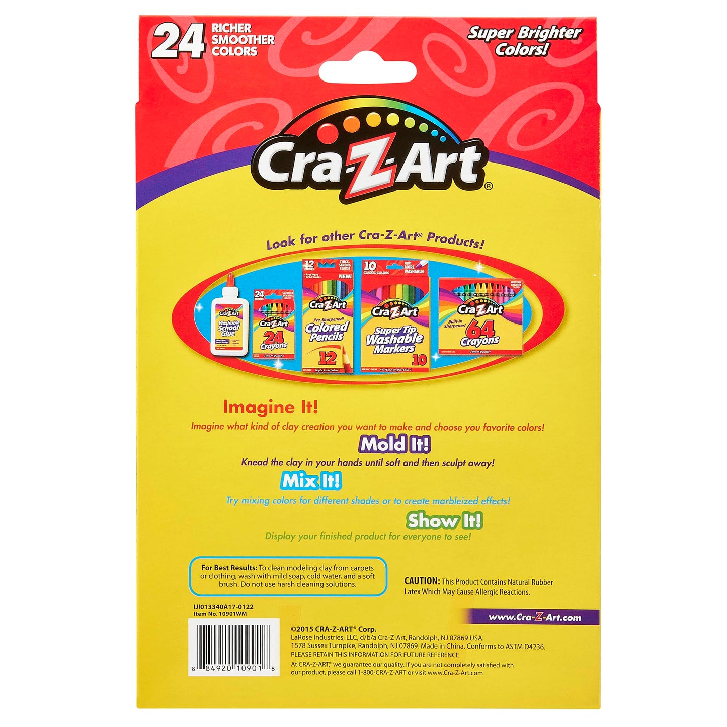 Cra-Z-Art 24 Count Modeling Clay, 17.5 oz