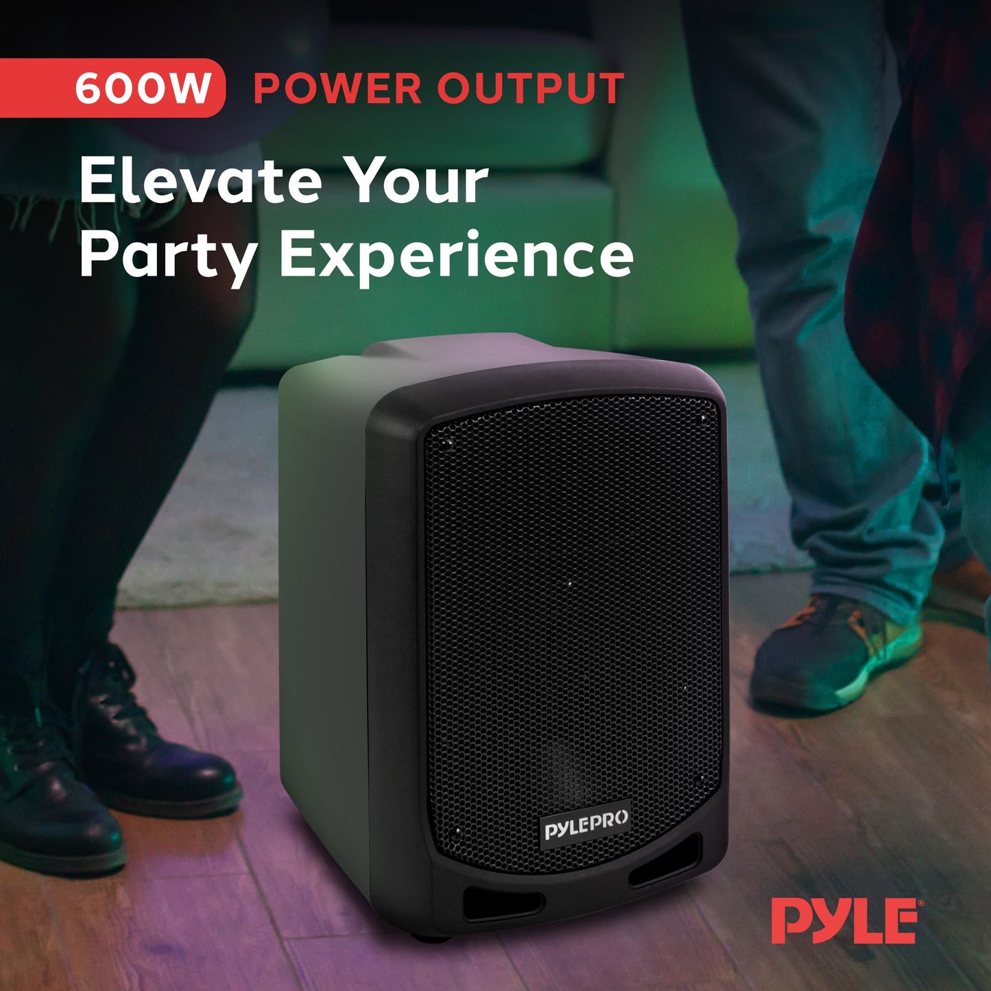 Pyle Portable Bluetooth Karaoke PA Speaker System